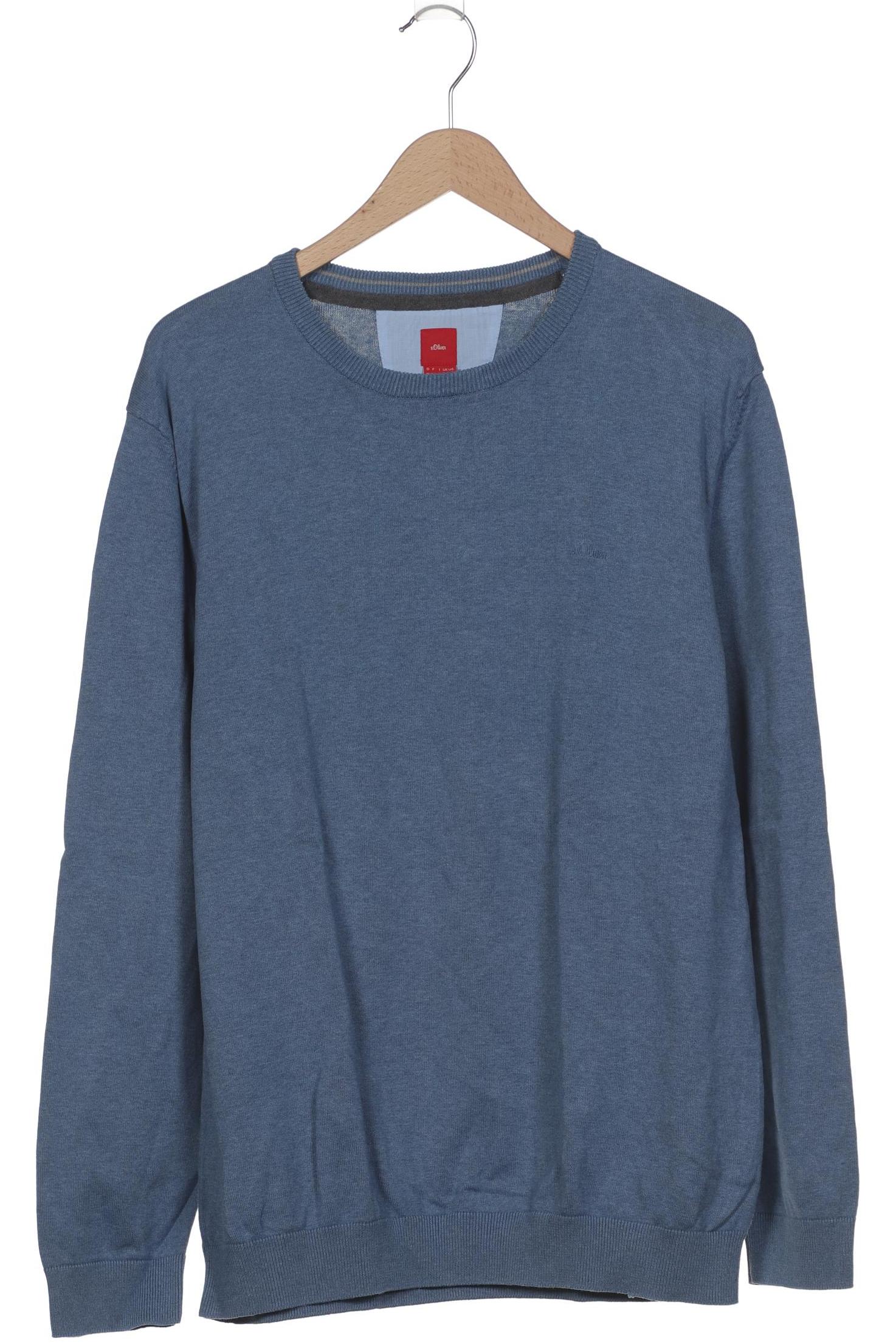 

s.Oliver Herren Pullover, blau, Gr. 54