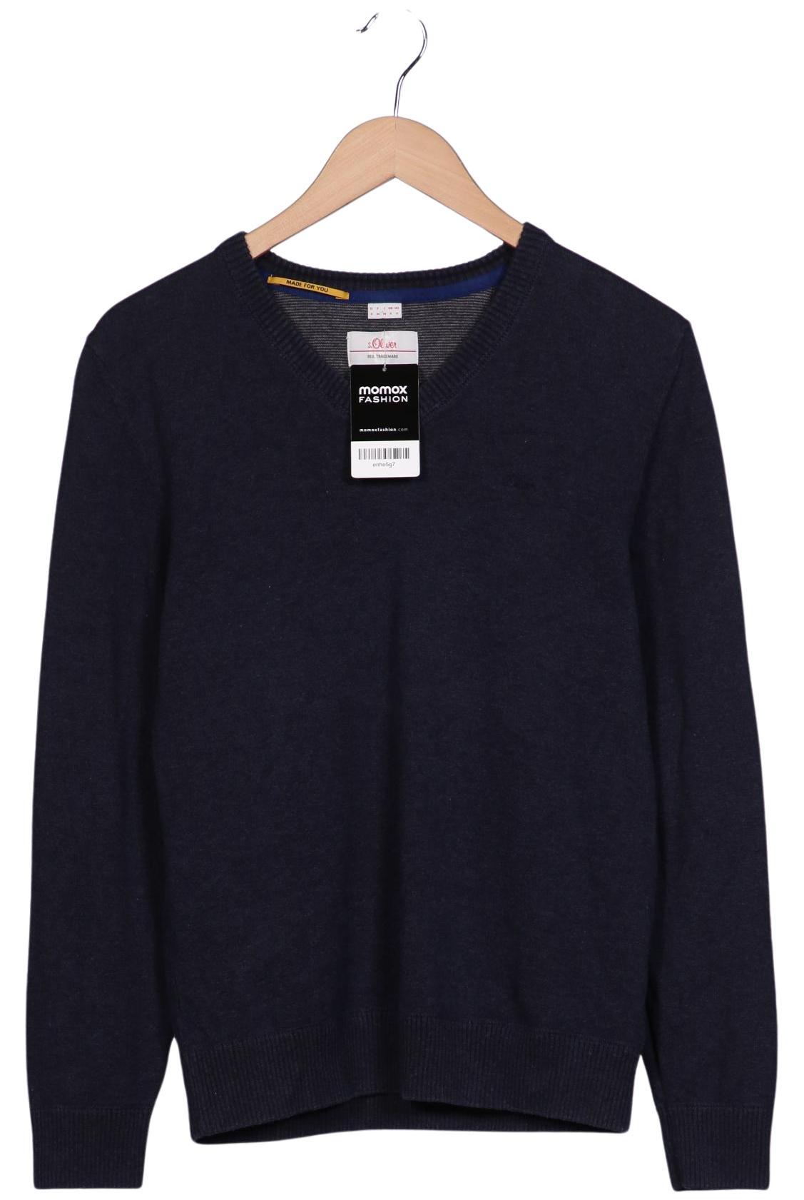 Thumbnail - s.Oliver Herren Pullover, marineblau, Gr. 46
