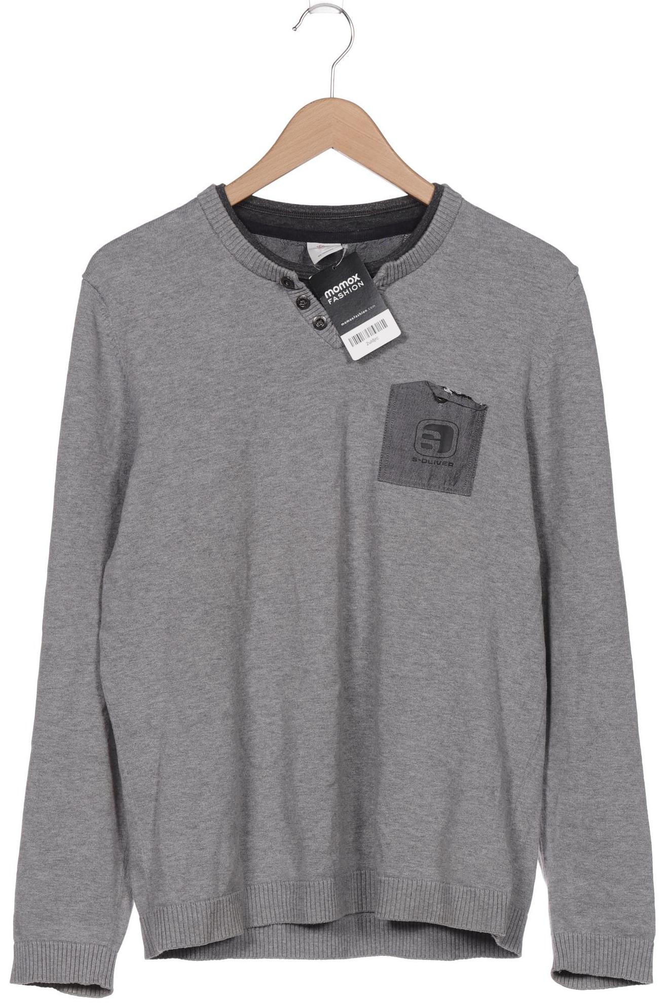 

s.Oliver Herren Pullover, grau, Gr. 52