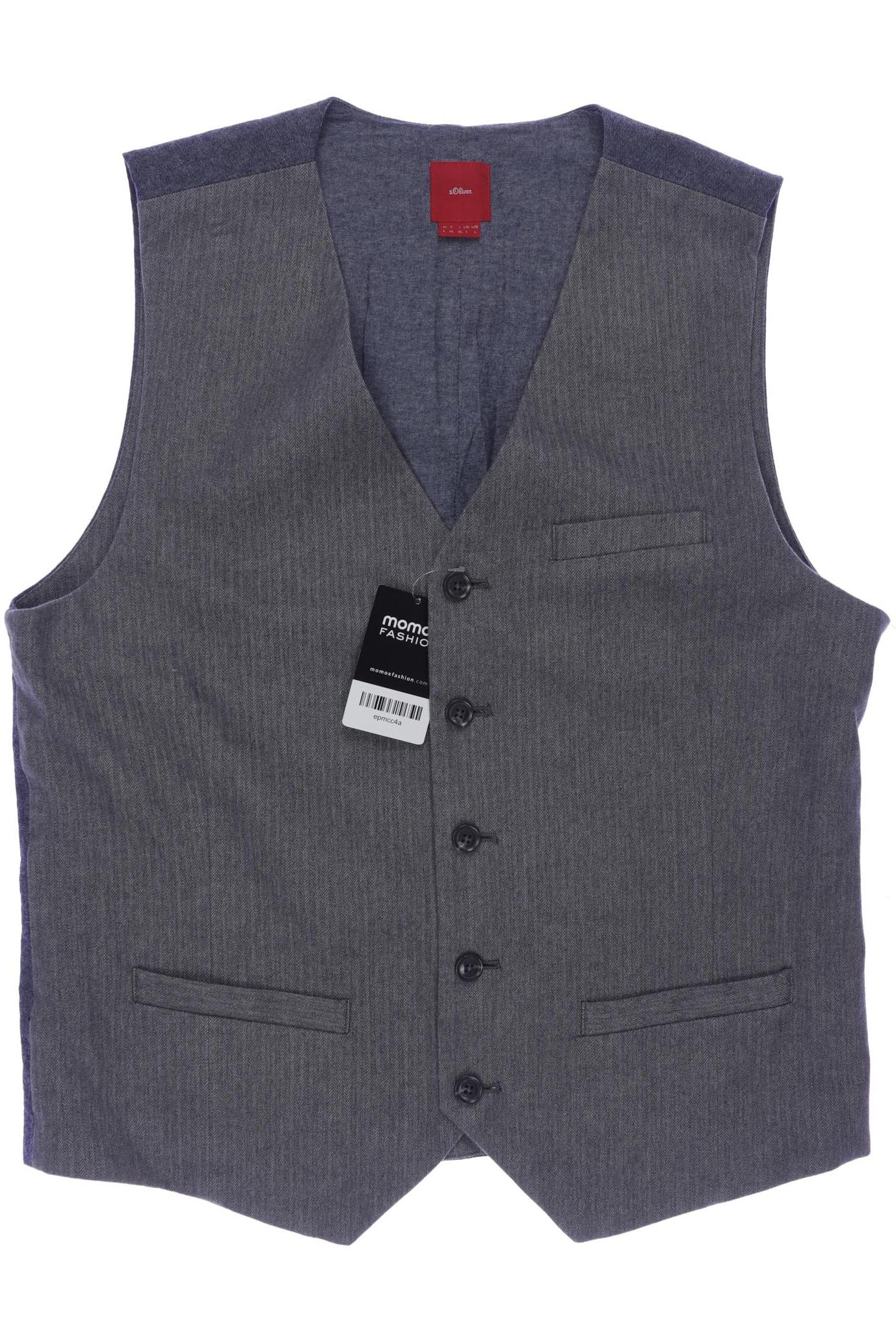 

s.Oliver Herren Weste, grau, Gr. 52