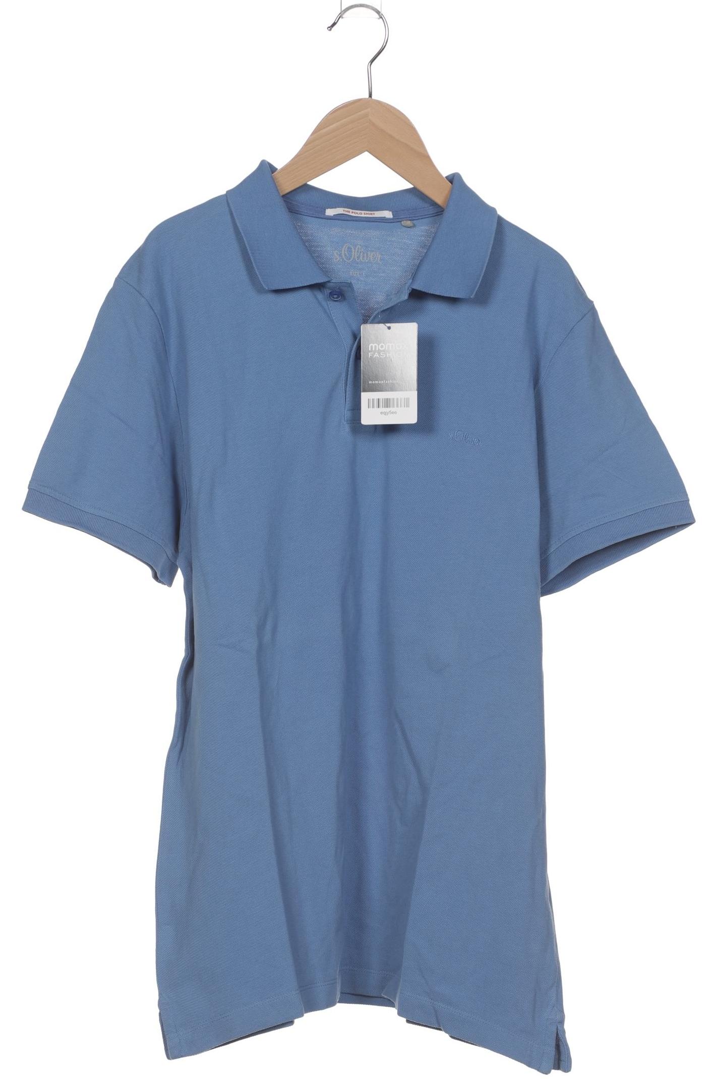 

s.Oliver Herren Poloshirt, blau, Gr. 52