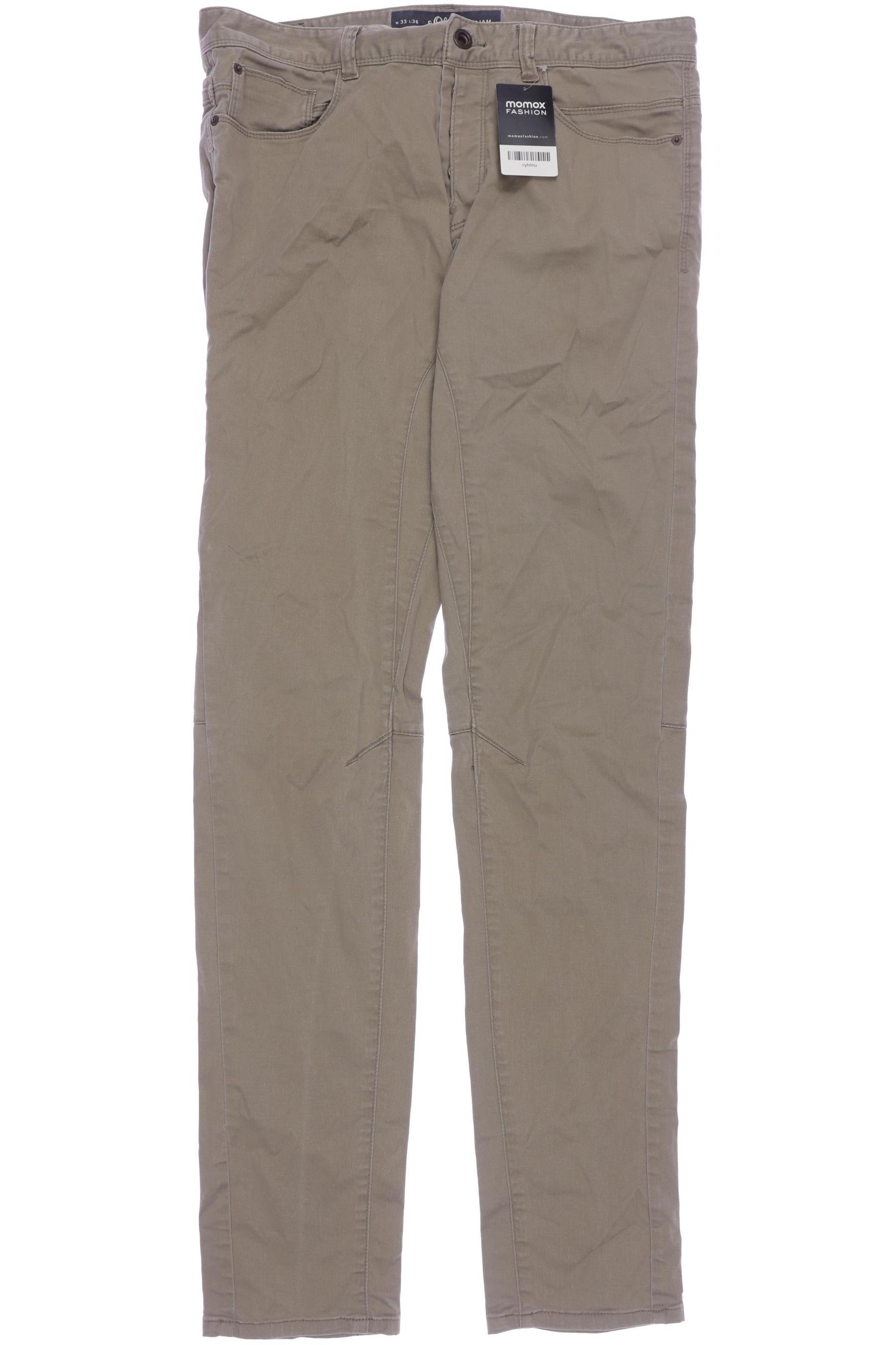 

s.Oliver Herren Stoffhose, beige, Gr. 33