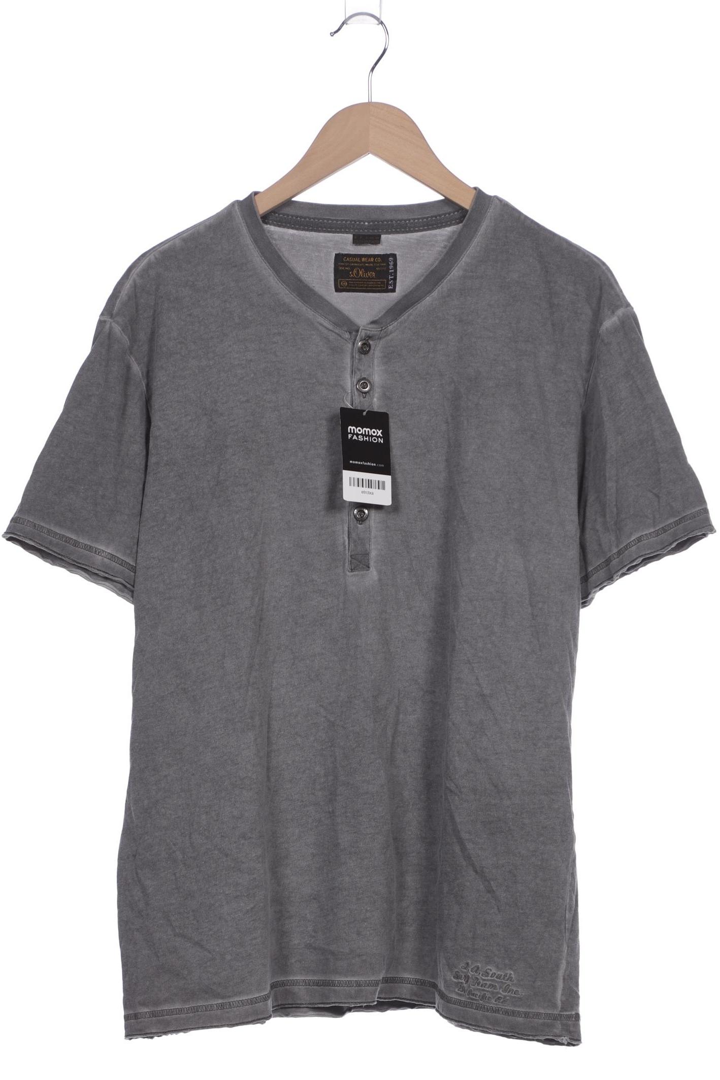 

s.Oliver Herren T-Shirt, grau, Gr. 56