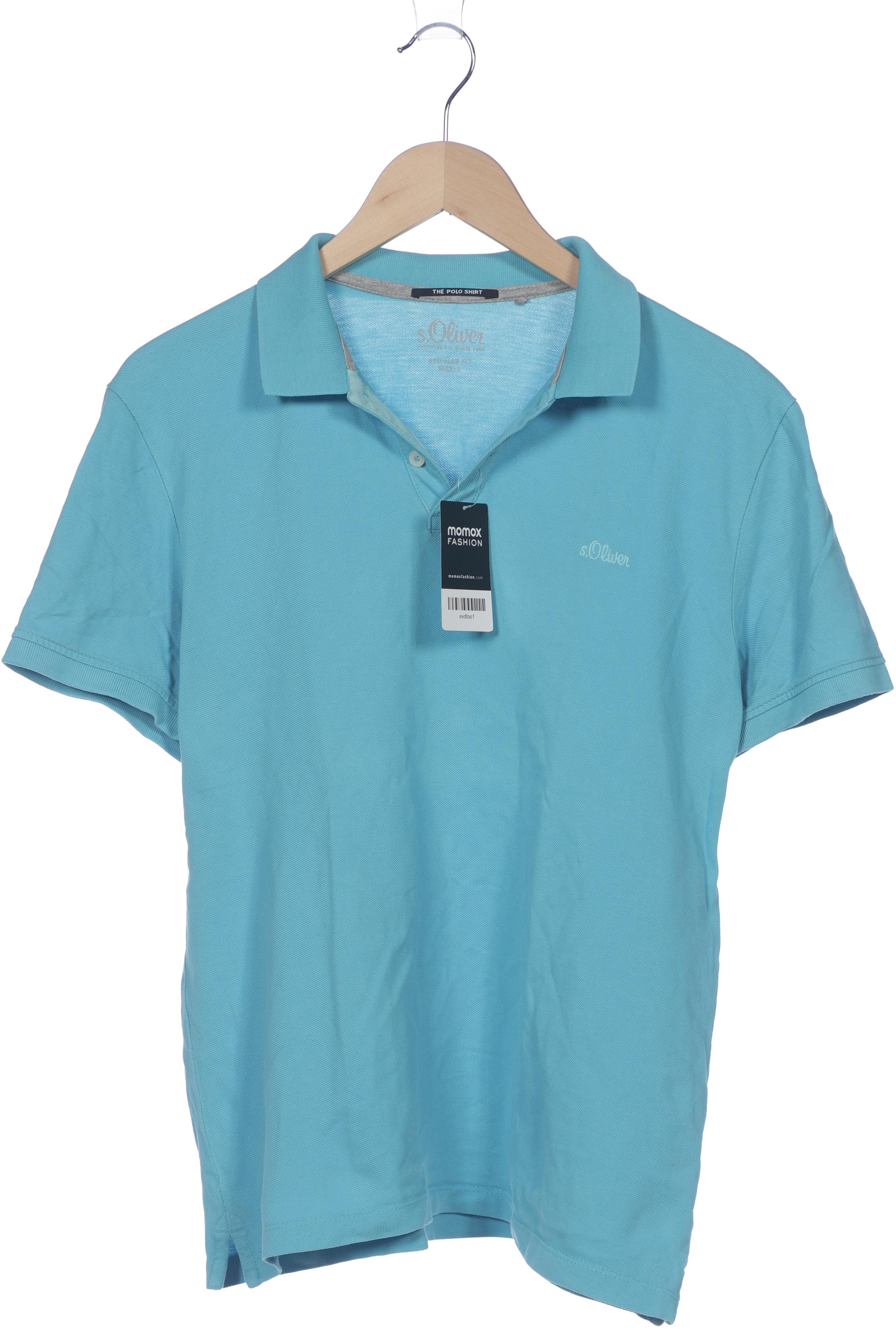 

s.Oliver Herren Poloshirt, blau, Gr. 52
