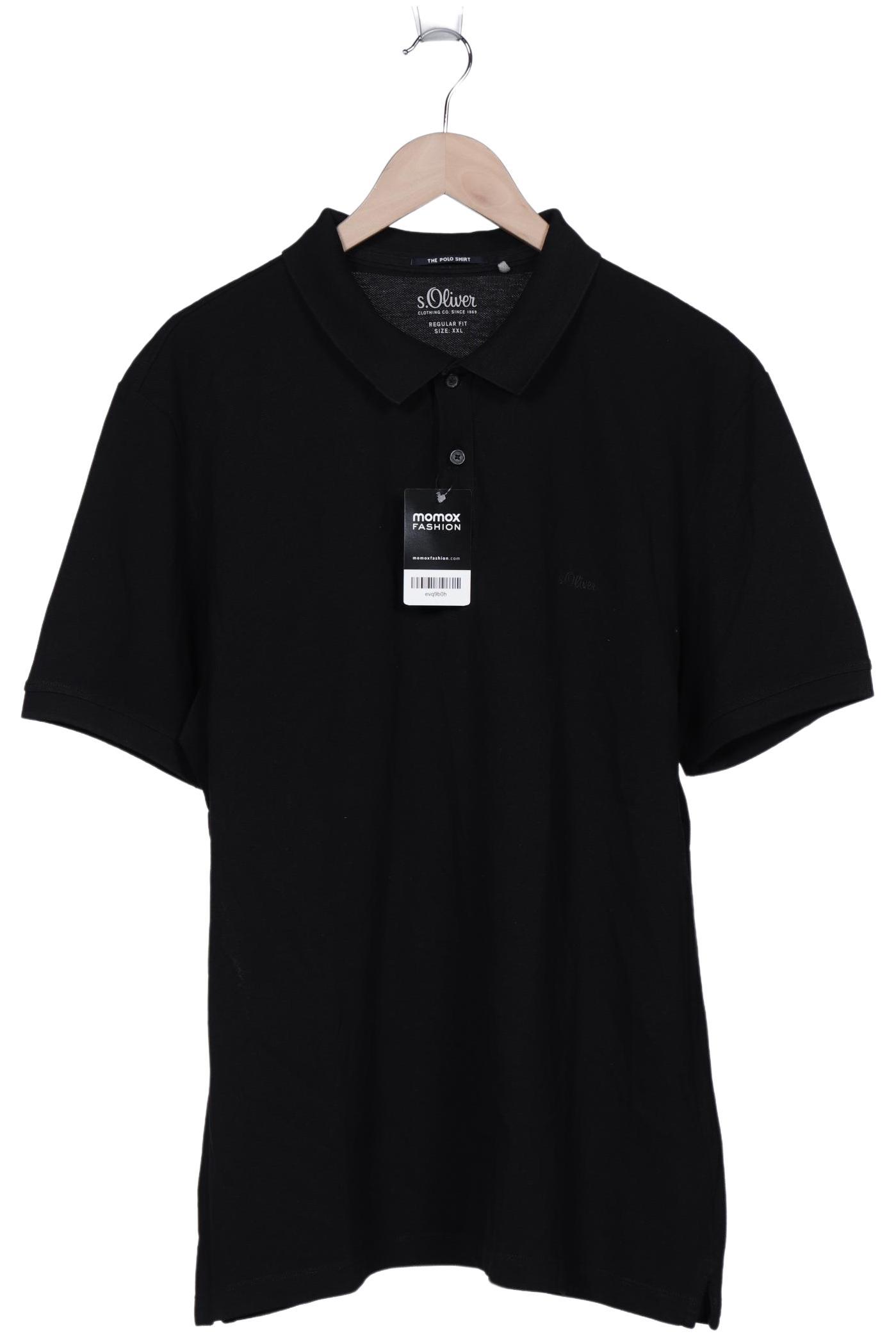 

s.Oliver Herren Poloshirt, schwarz, Gr. 56