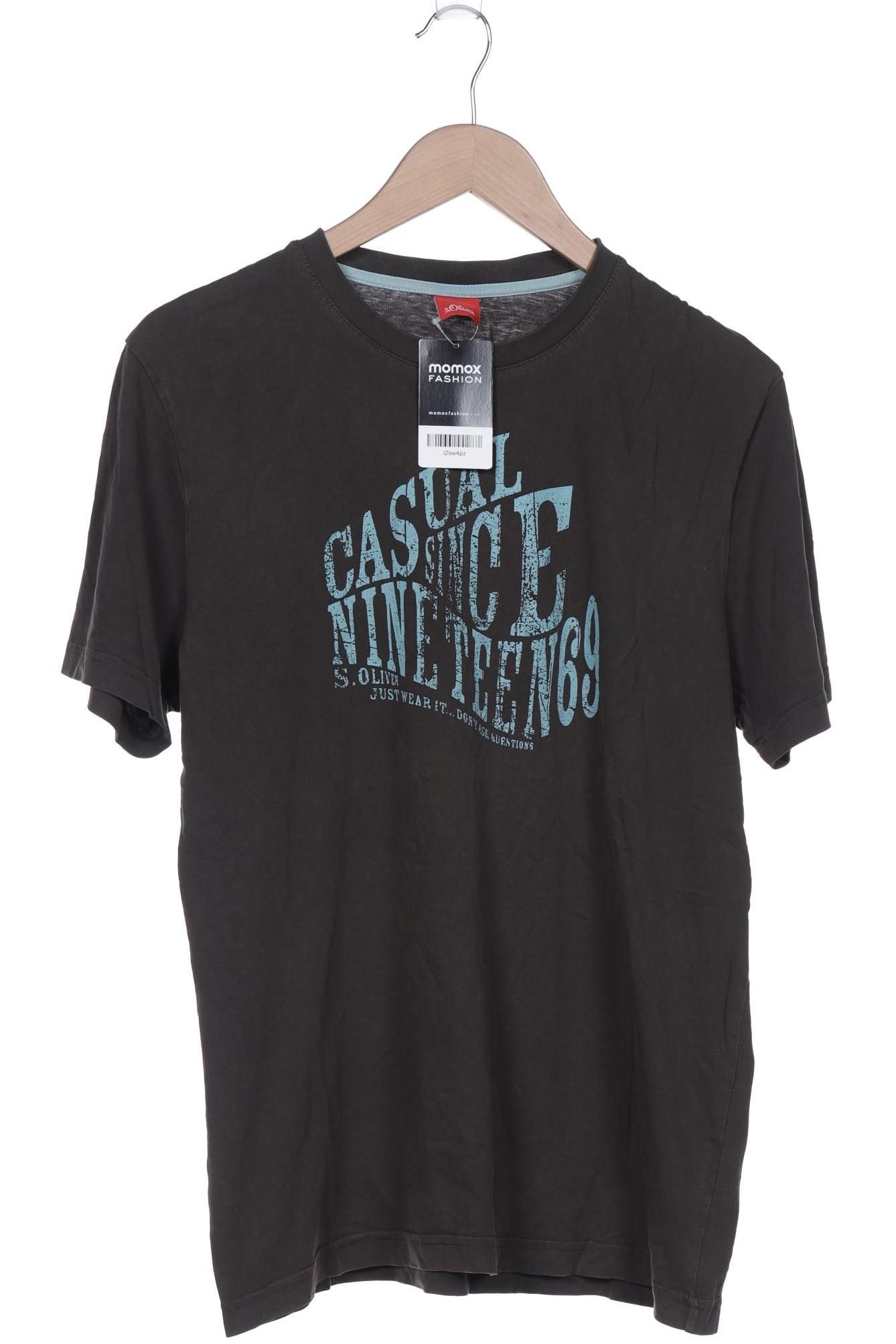 

s.Oliver Herren T-Shirt, braun, Gr. 52
