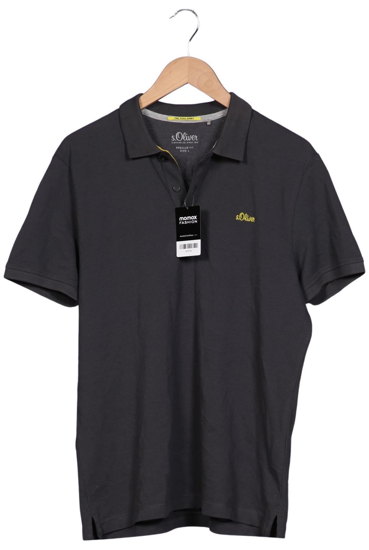 

s.Oliver Herren Poloshirt, grau, Gr. 52