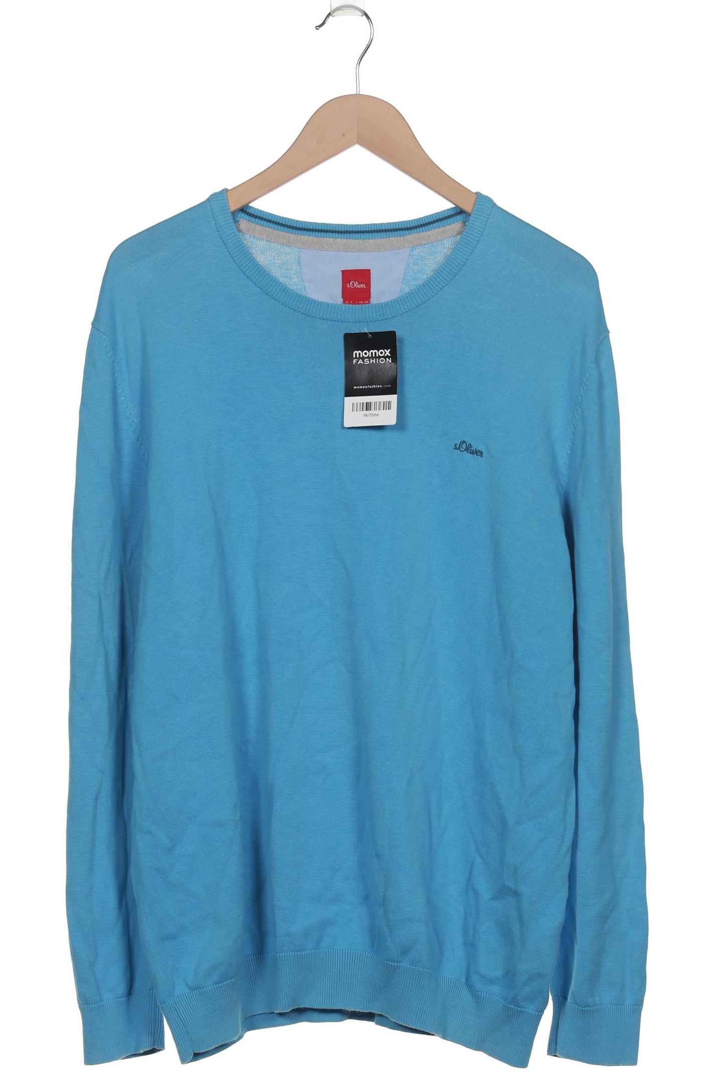 

s.Oliver Herren Pullover, blau, Gr. 54
