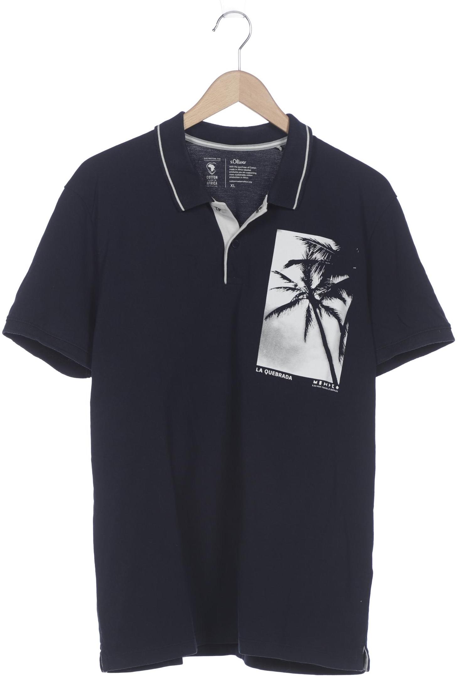 

s.Oliver Herren Poloshirt, marineblau, Gr. 54