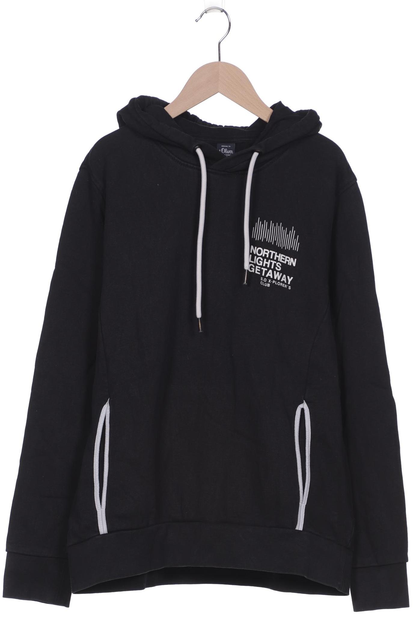 

s.Oliver Herren Kapuzenpullover, schwarz