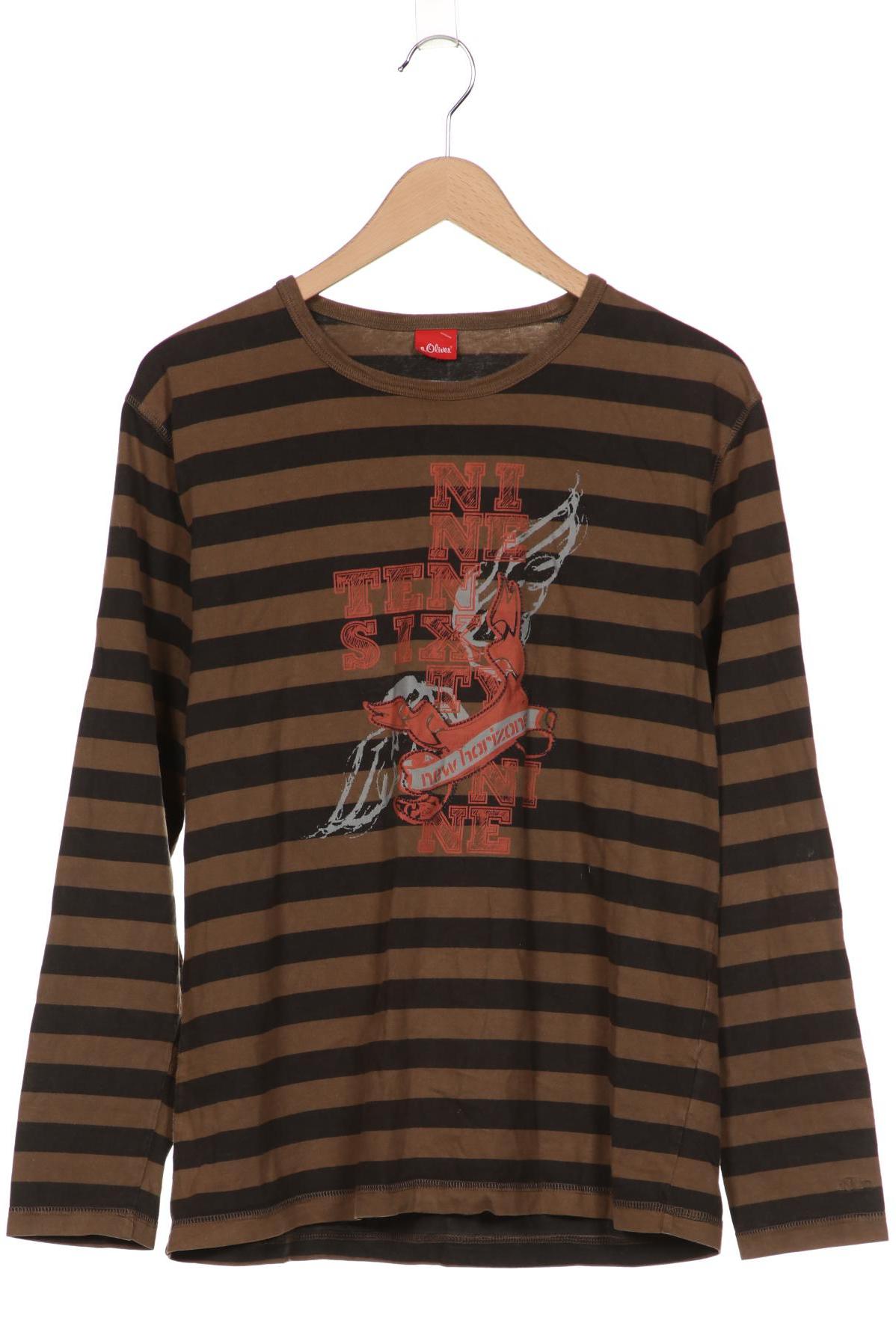 

s.Oliver Herren Langarmshirt, braun