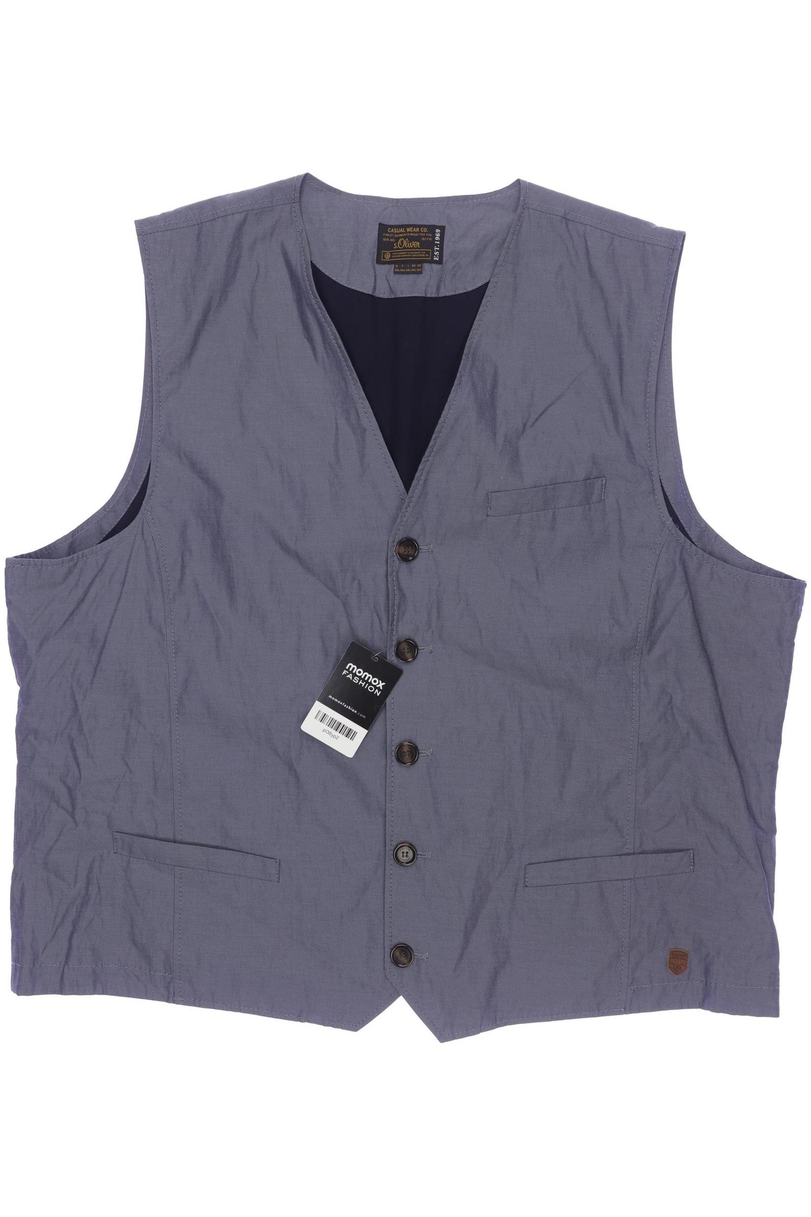 

s.Oliver Herren Weste, marineblau, Gr. 58