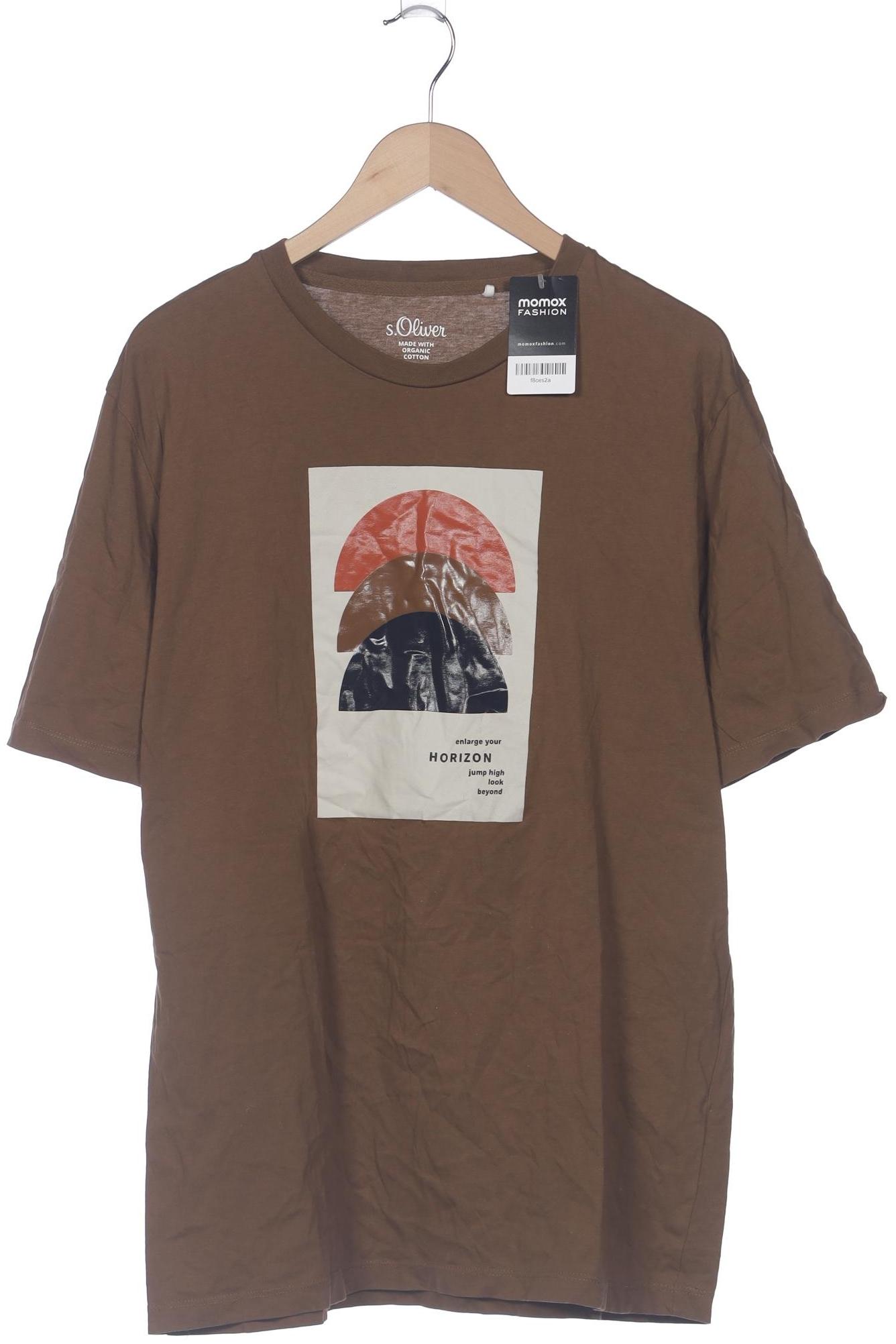 

s.Oliver Herren T-Shirt, braun, Gr. 56