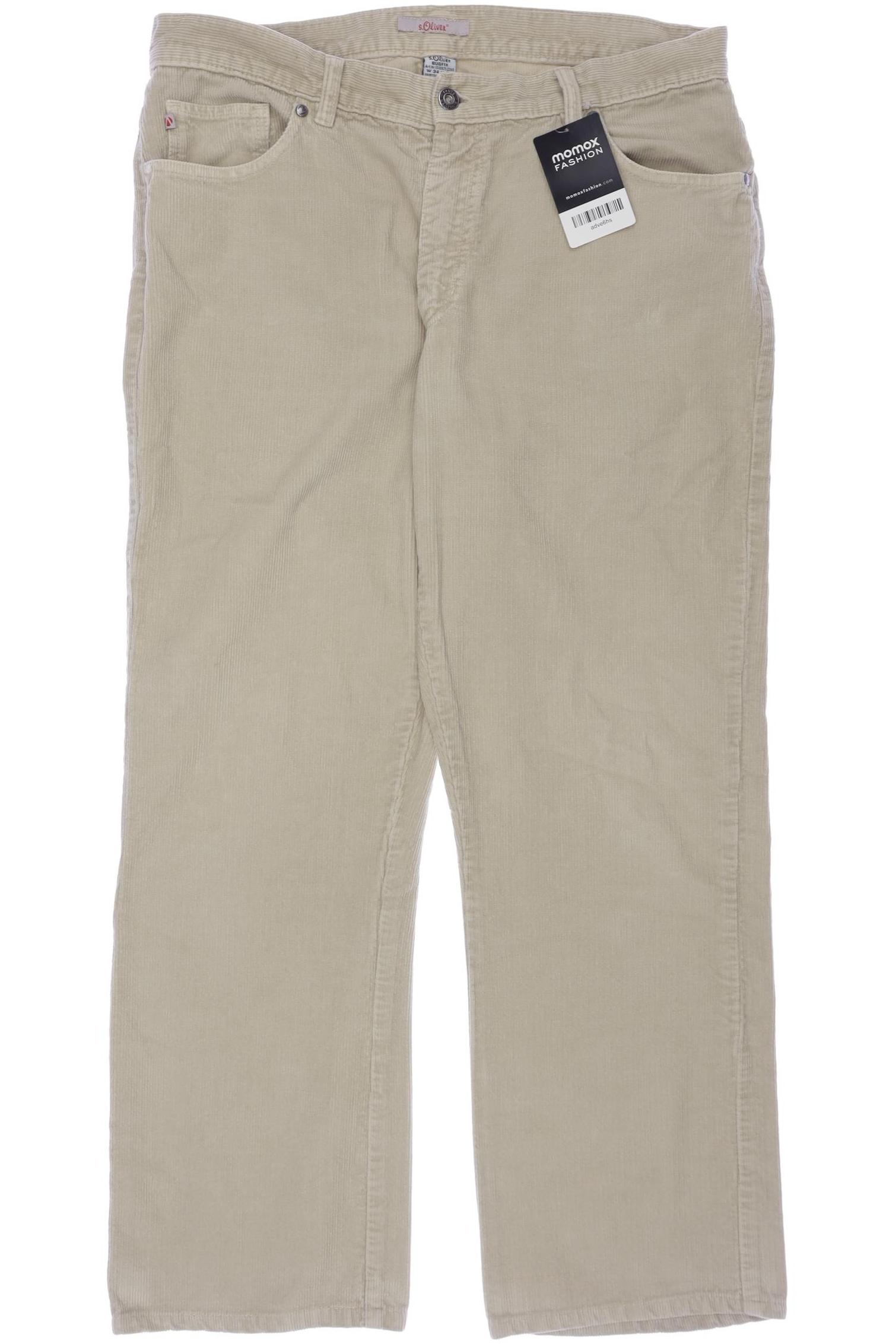 

s.Oliver Herren Stoffhose, beige, Gr. 34