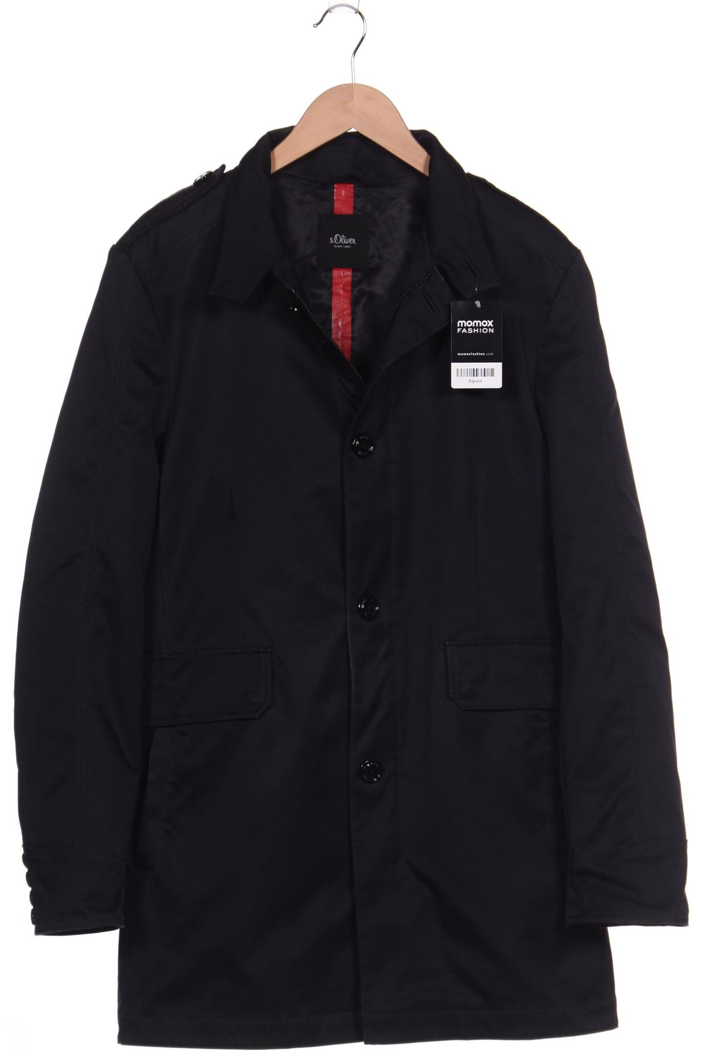 

s.Oliver Herren Mantel, schwarz