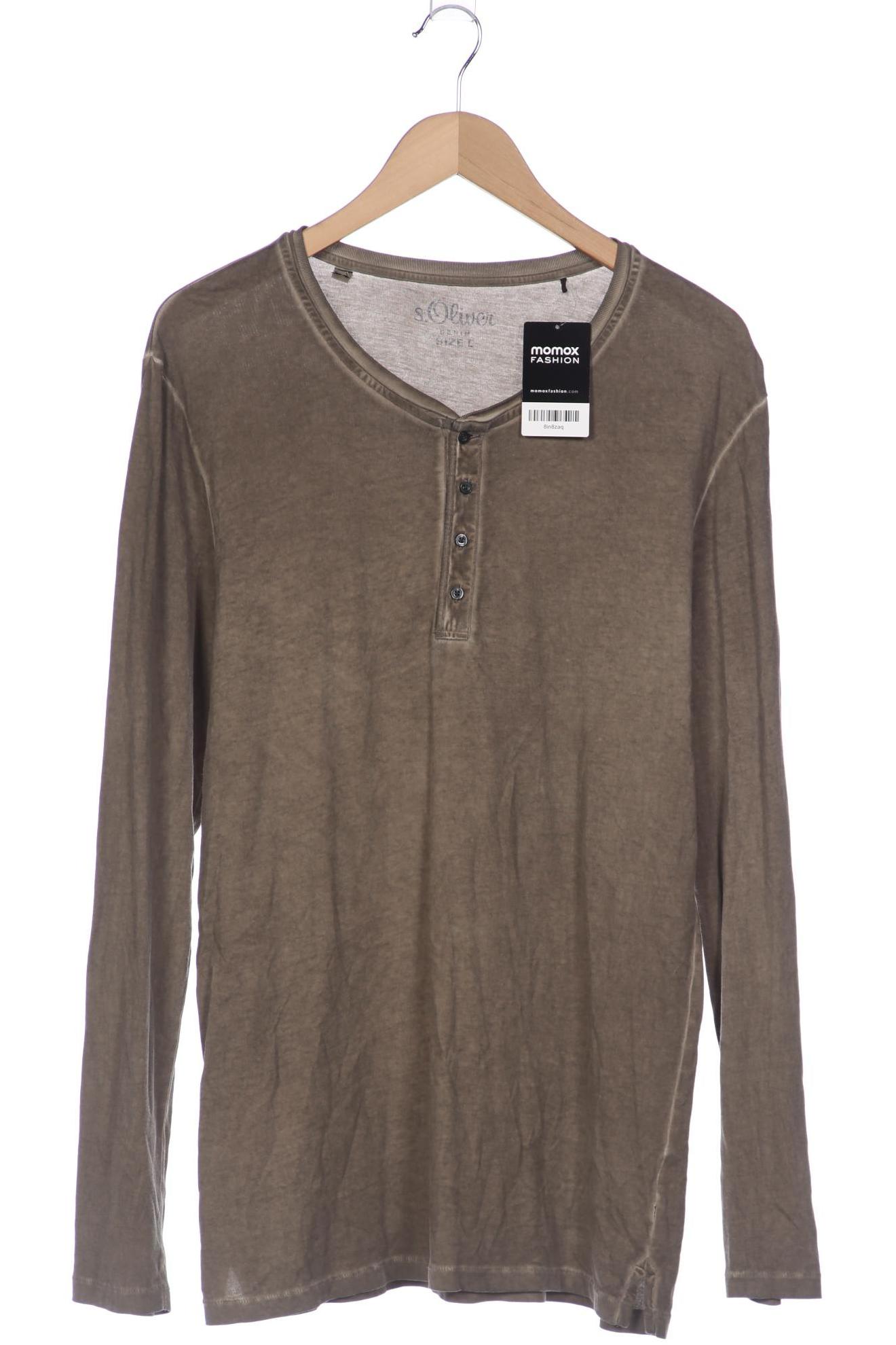 

s.Oliver Herren Langarmshirt, grau, Gr. 52