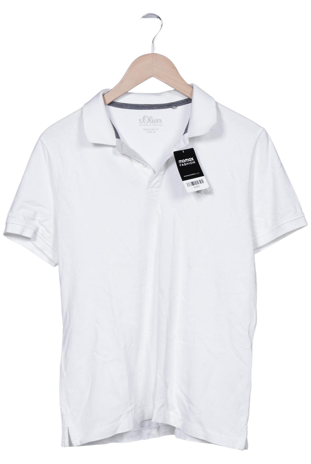 

s.Oliver Herren Poloshirt, weiß, Gr. 48
