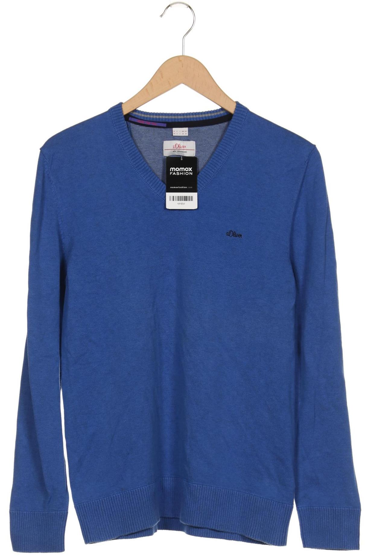 

s.Oliver Herren Pullover, blau, Gr. 48