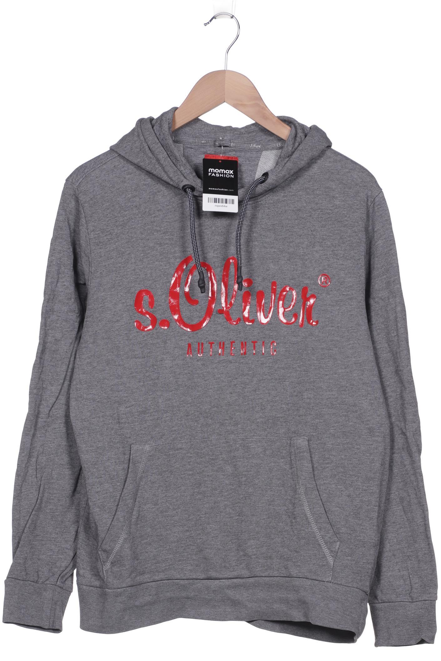 

s.Oliver Herren Kapuzenpullover, grau, Gr. 52