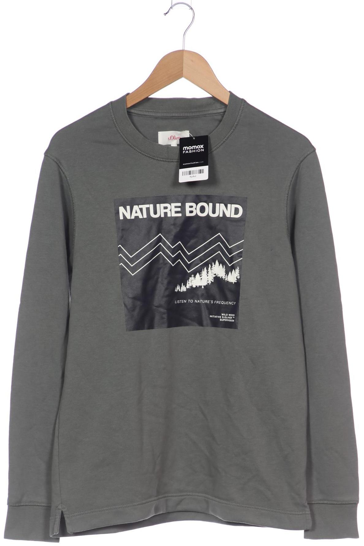 

s.Oliver Herren Sweatshirt, grün, Gr. 48