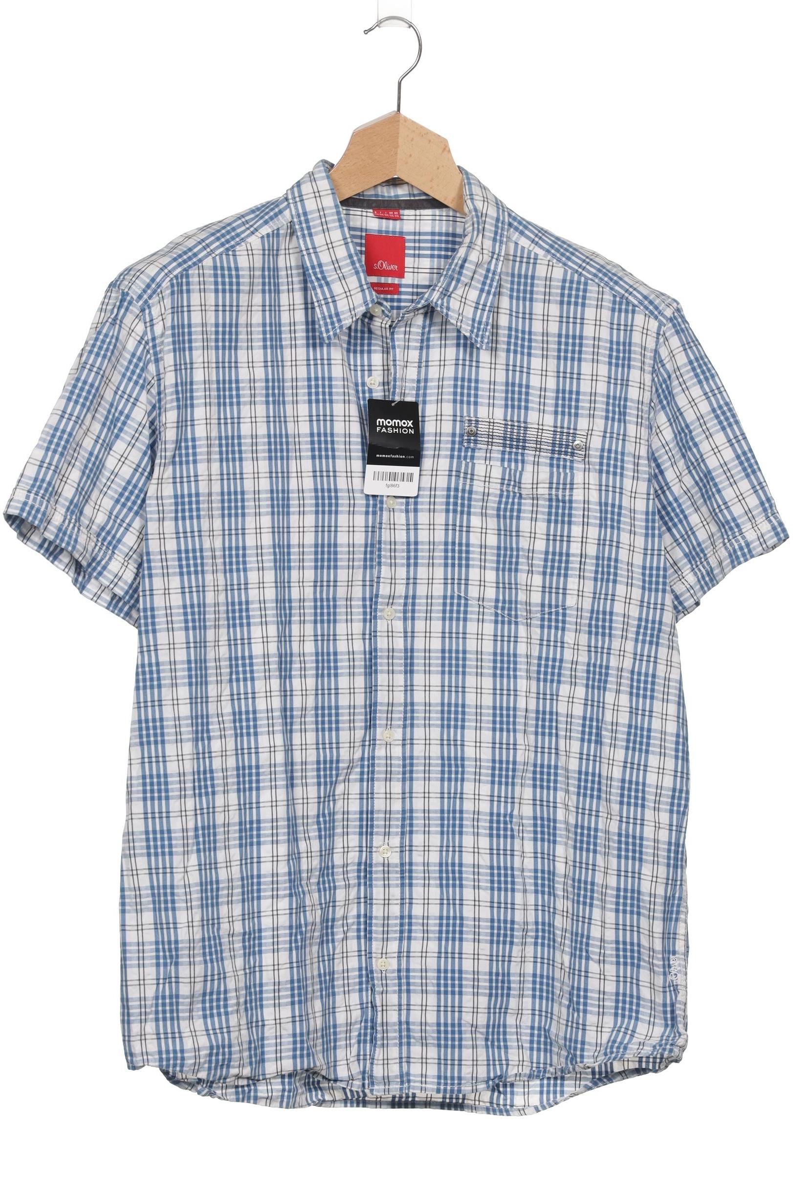 

s.Oliver Herren Hemd, blau, Gr. 56