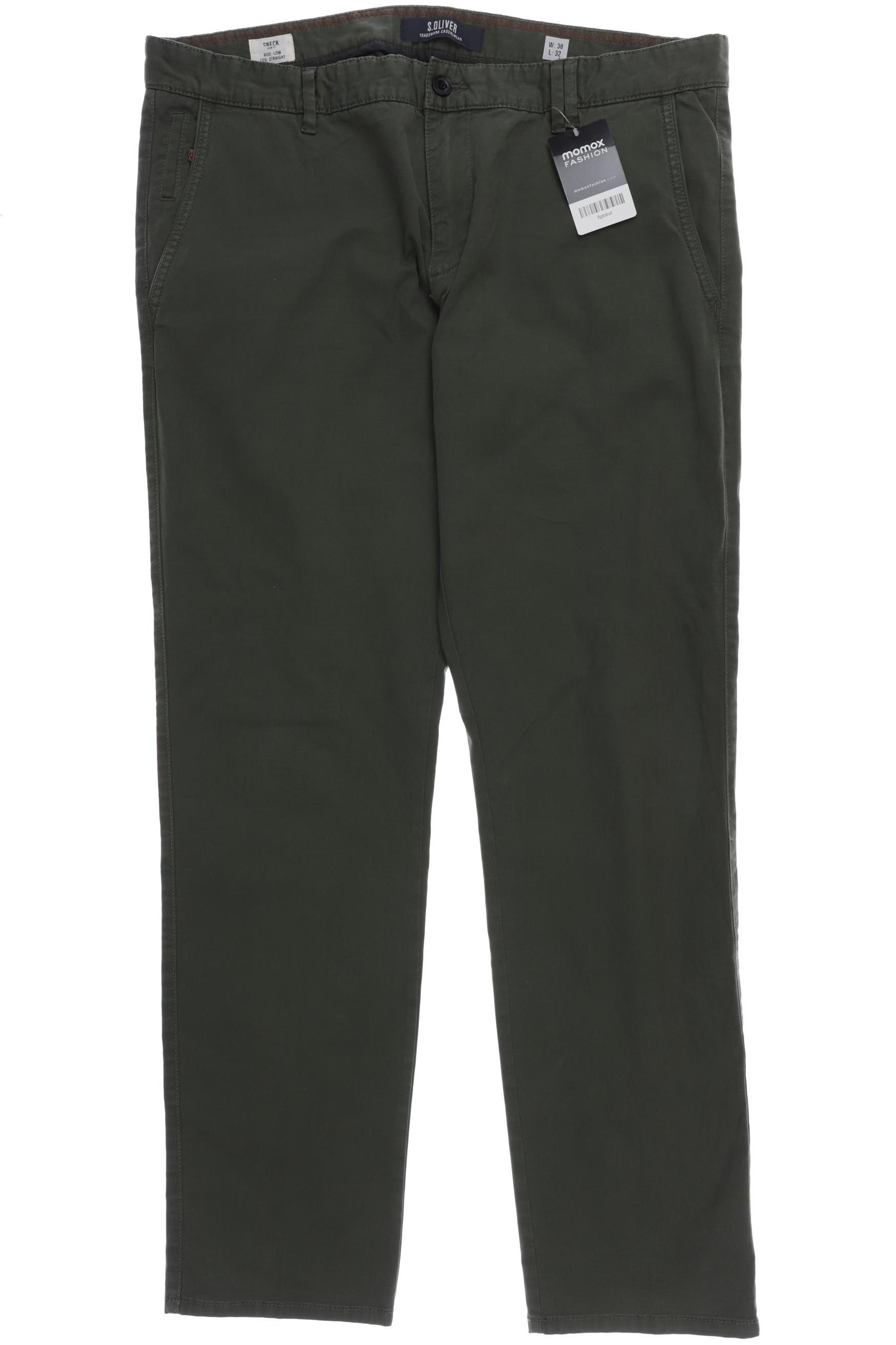 

s.Oliver Herren Stoffhose, grün, Gr. 38