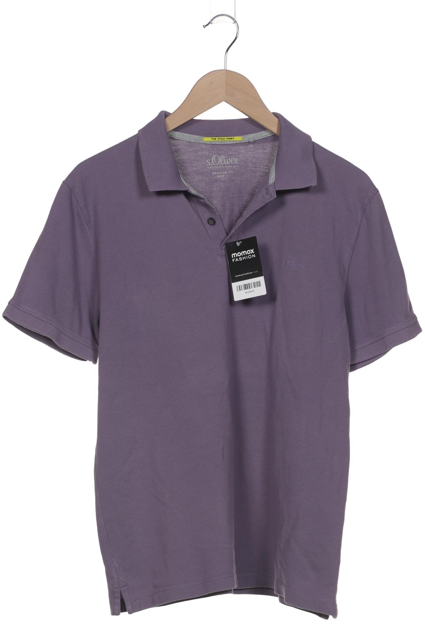 

s.Oliver Herren Poloshirt, flieder, Gr. 52