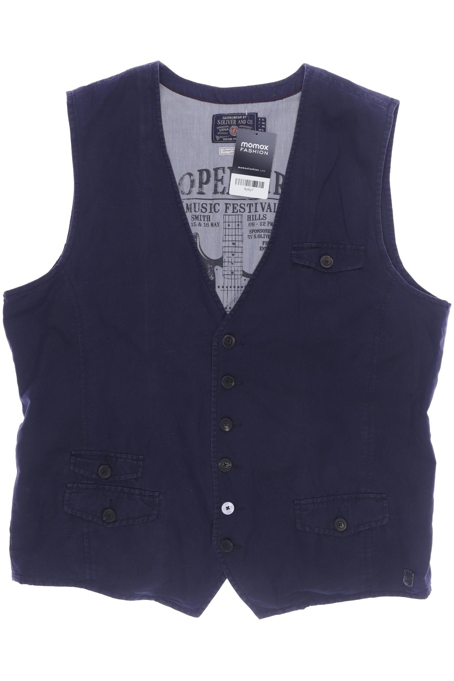 

s.Oliver Herren Weste, marineblau