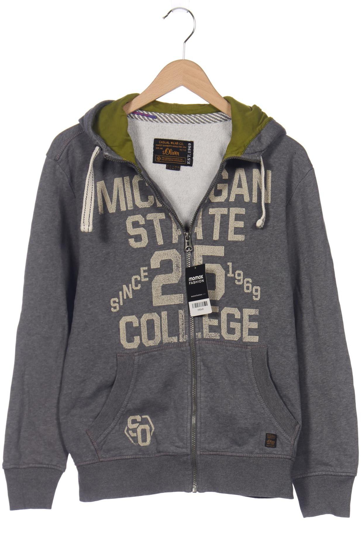 

s.Oliver Herren Kapuzenpullover, grau