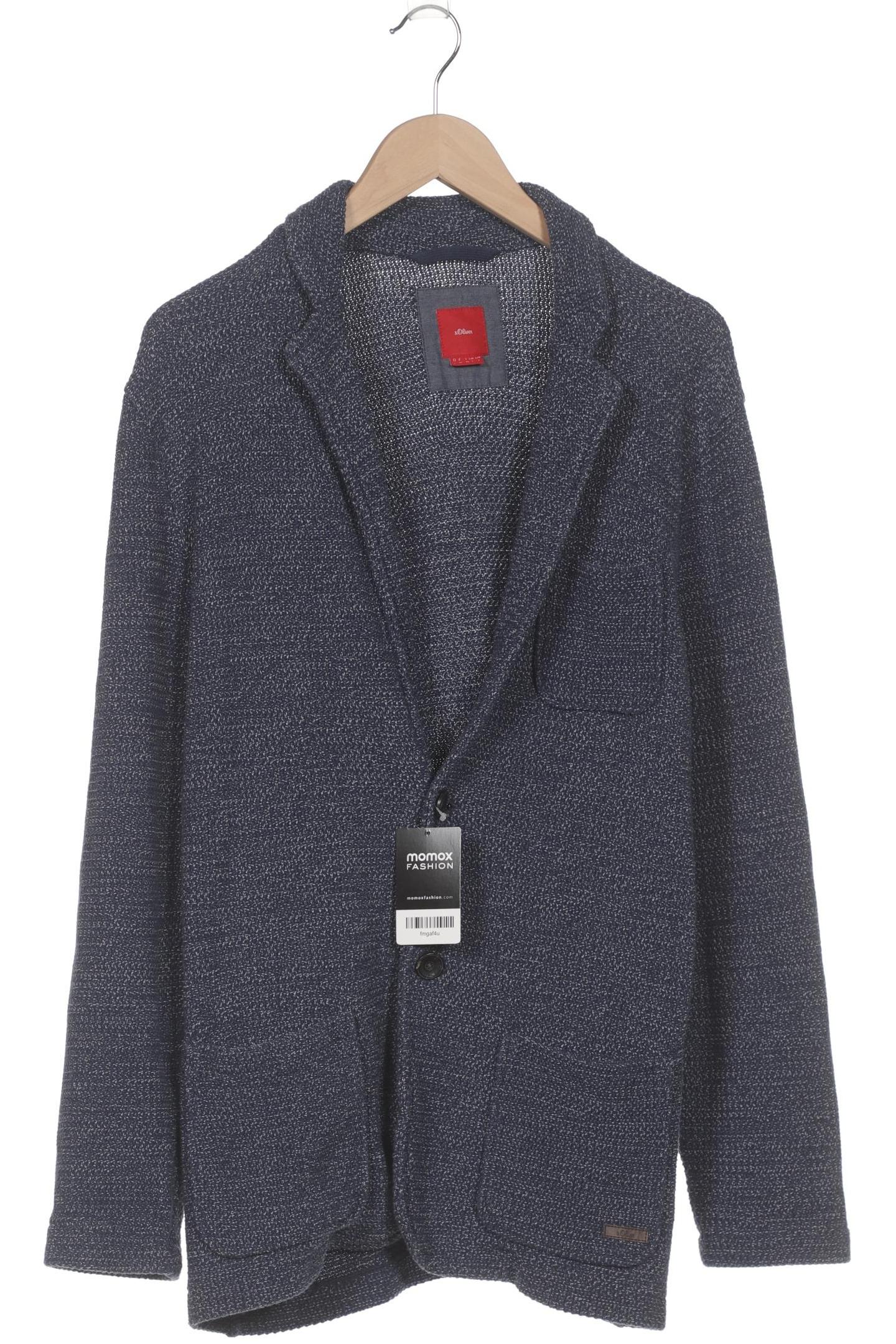 

s.Oliver Herren Strickjacke, marineblau, Gr. 52