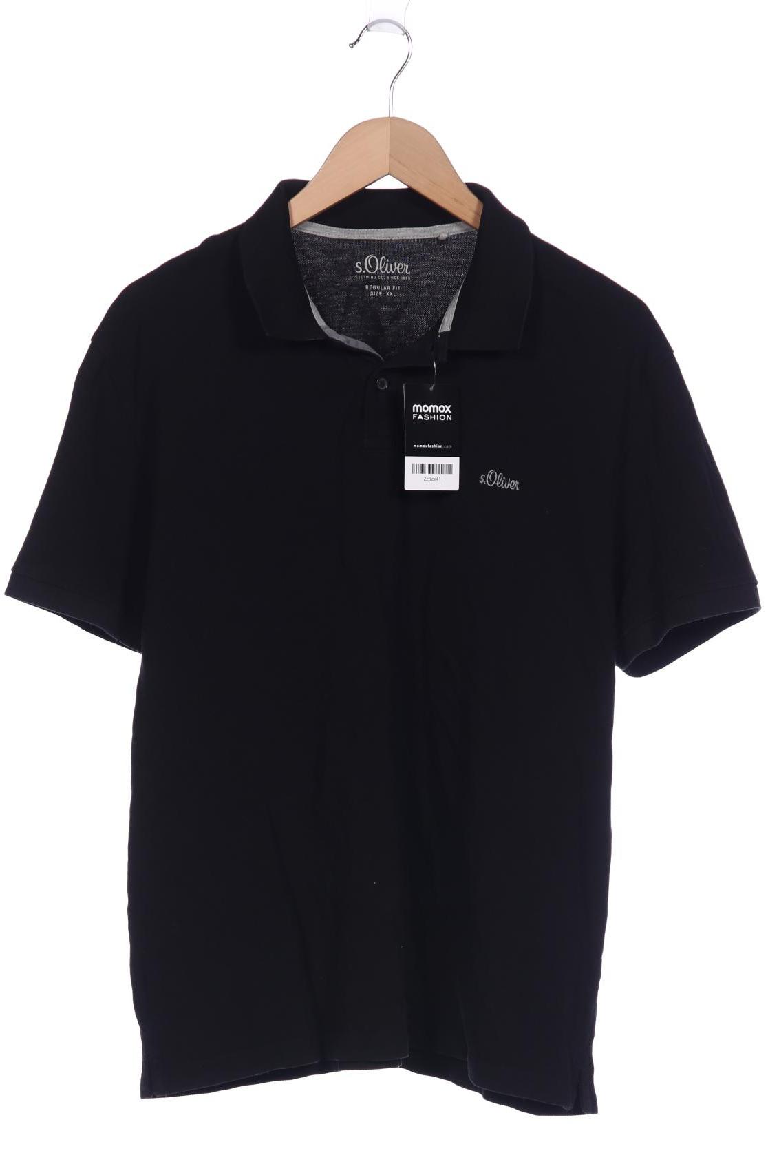 

s.Oliver Herren Poloshirt, schwarz