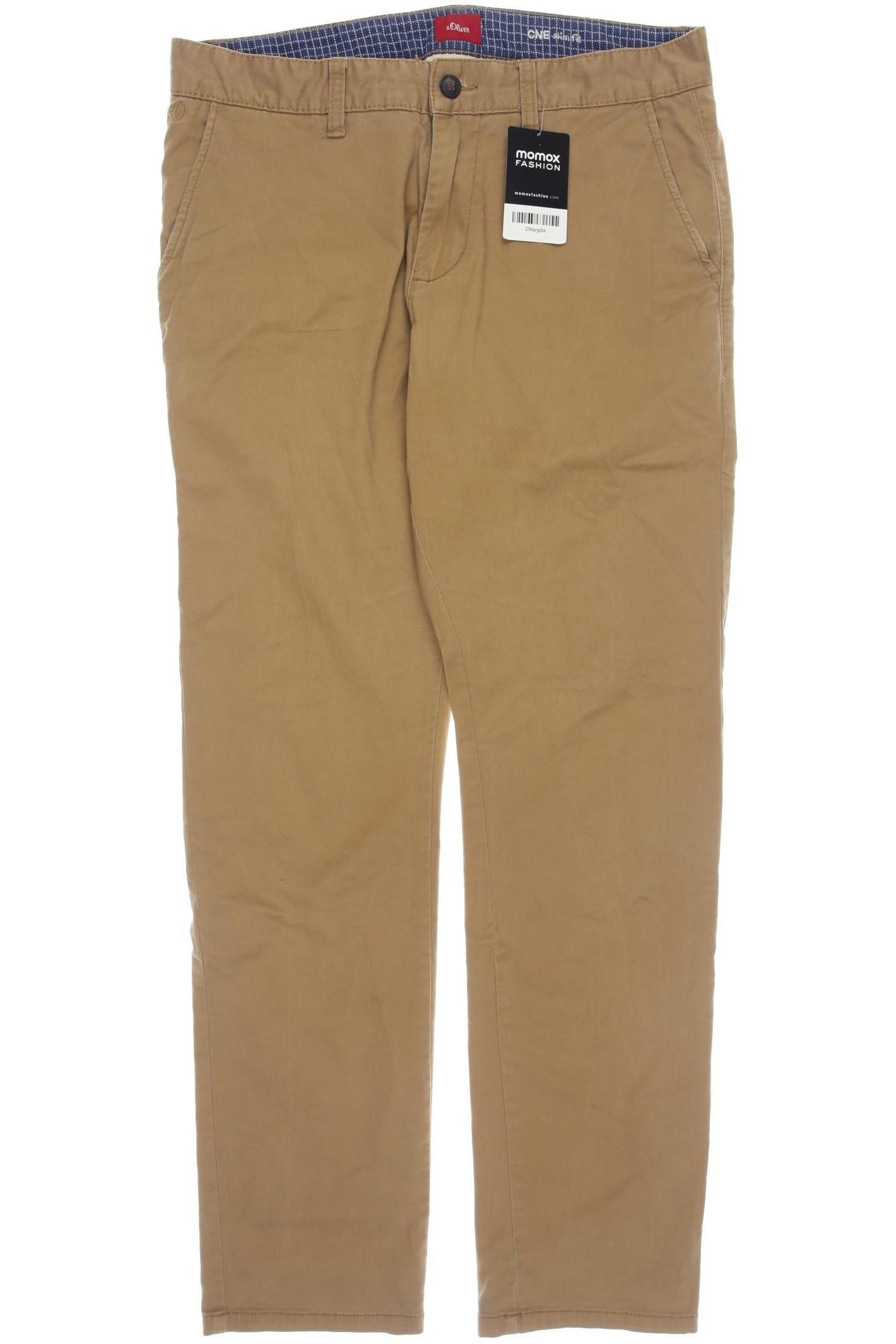 

s.Oliver Herren Stoffhose, braun, Gr. 31