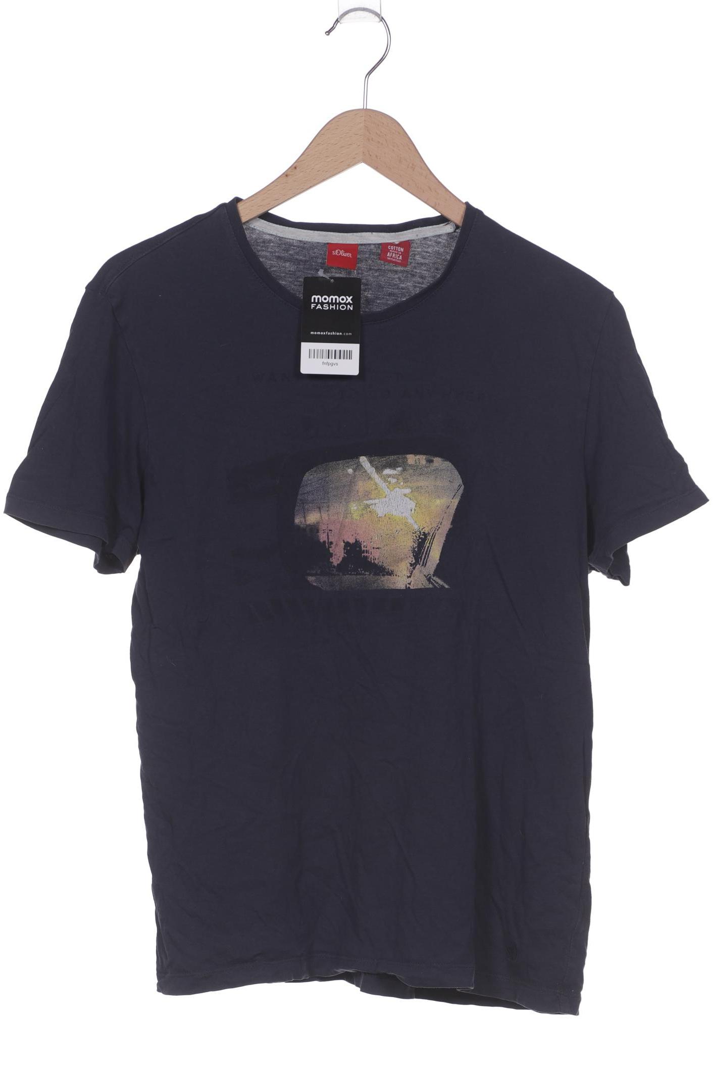 

s.Oliver Herren T-Shirt, marineblau, Gr. 52