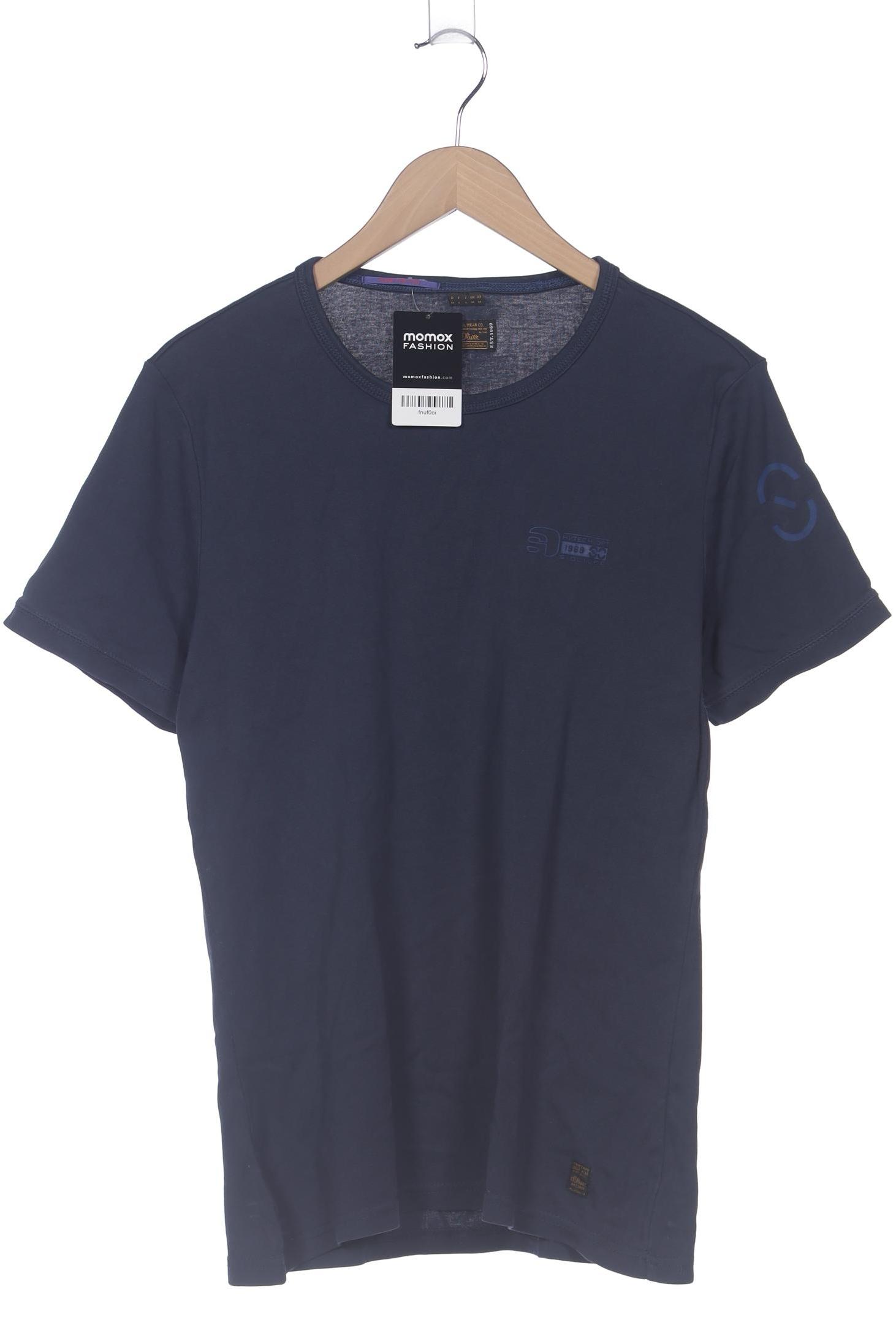 Thumbnail - s.Oliver Herren T-Shirt, marineblau, Gr. 48