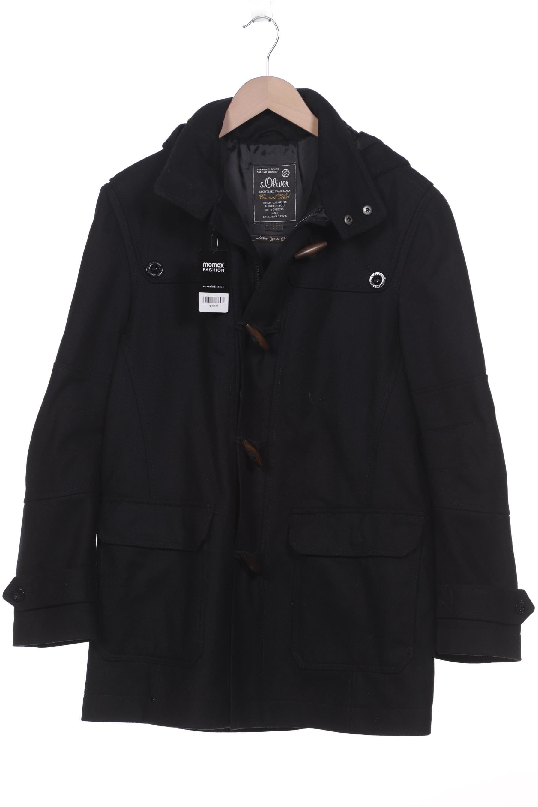 

s.Oliver Herren Mantel, schwarz