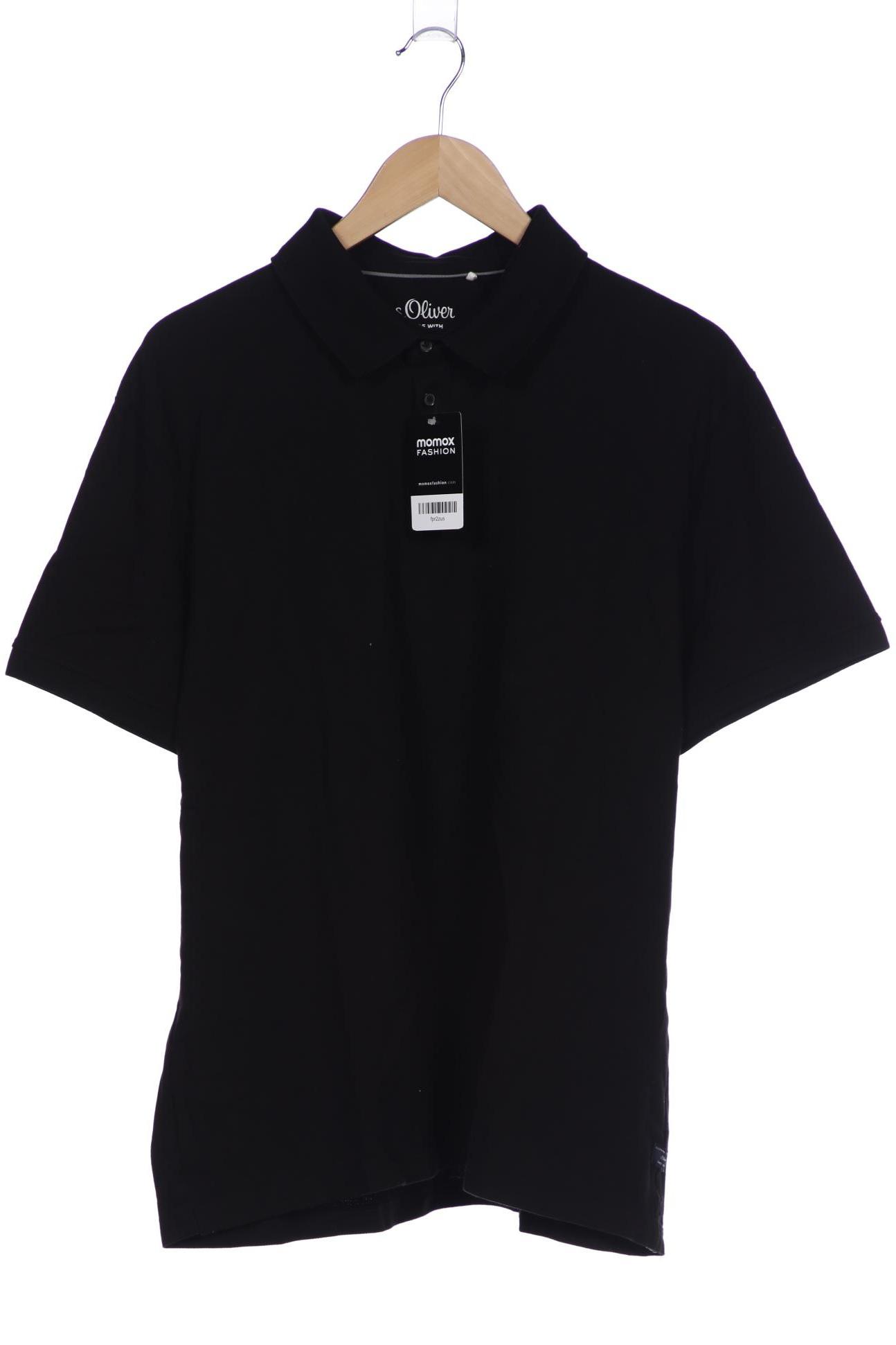 

s.Oliver Herren Poloshirt, schwarz, Gr. 56