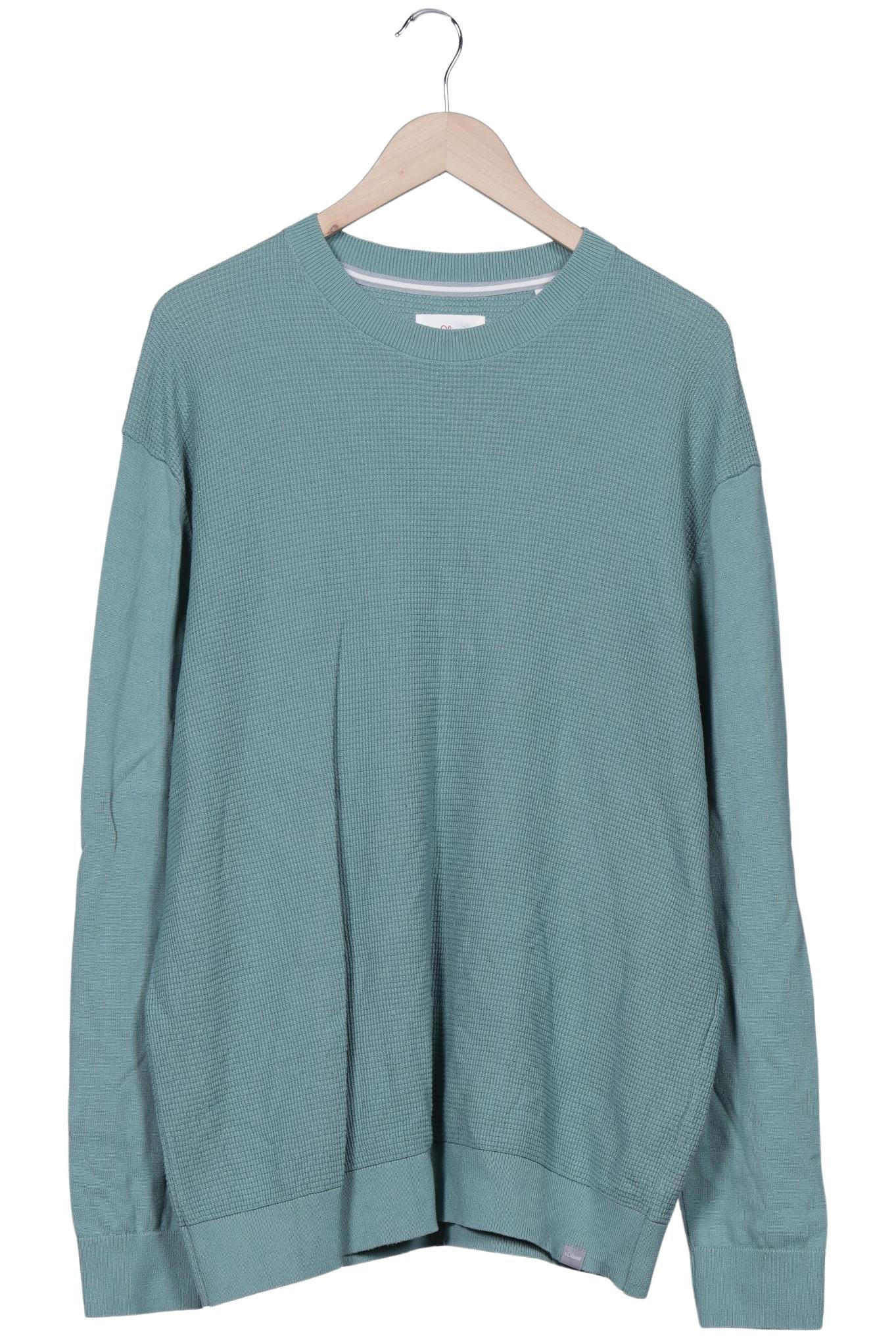 

s.Oliver Herren Pullover, türkis, Gr. 56
