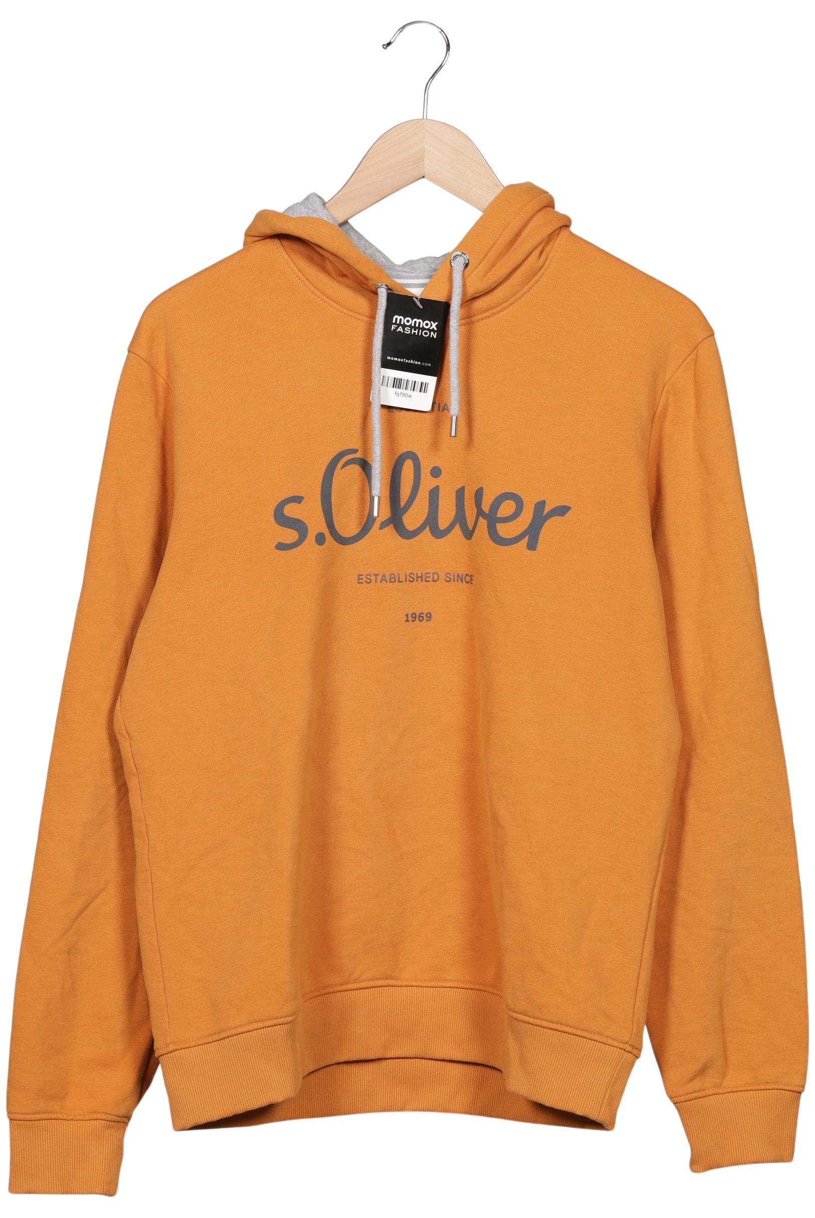 

s.Oliver Herren Kapuzenpullover, orange, Gr. 48