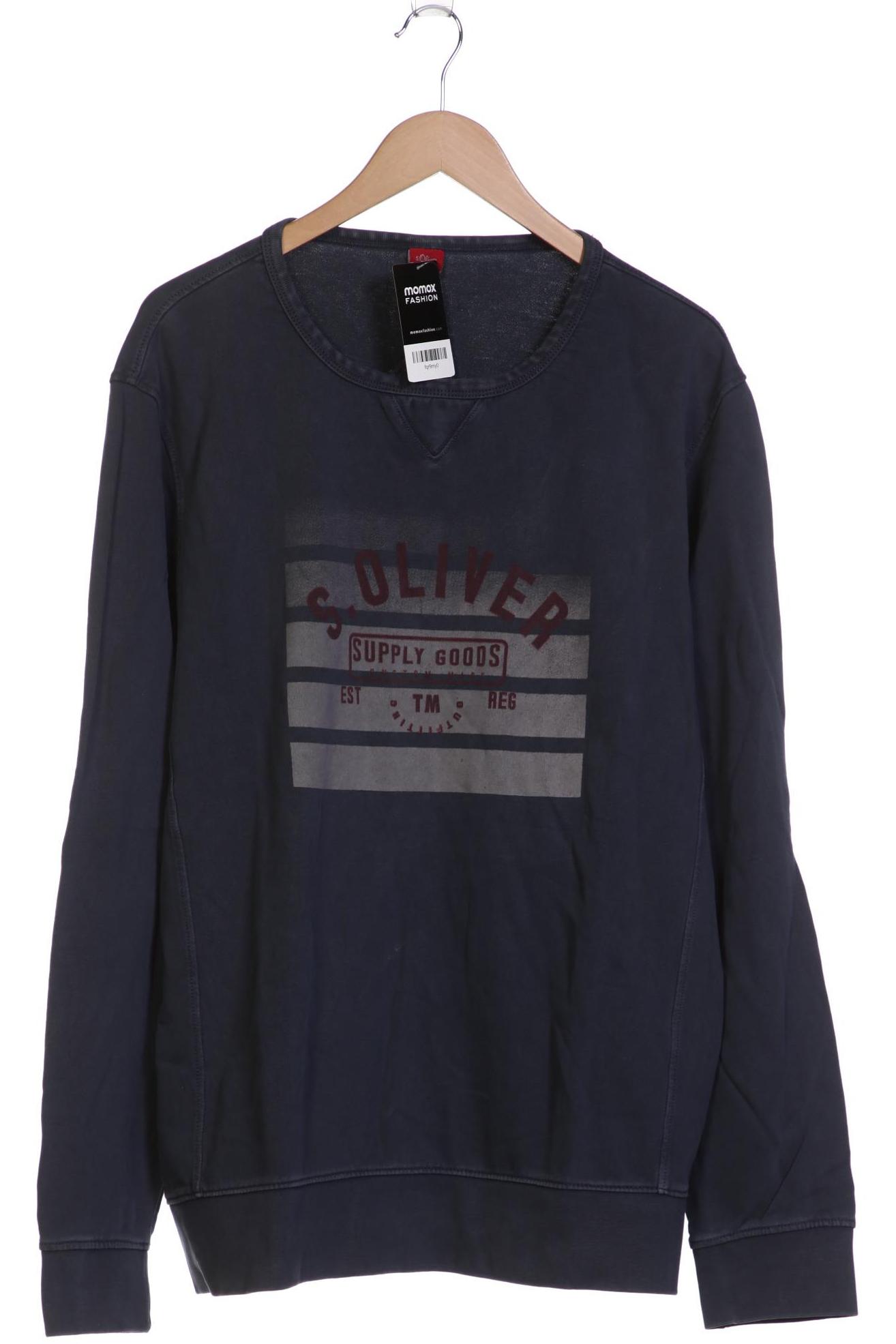 

s.Oliver Herren Sweatshirt, marineblau, Gr. 54