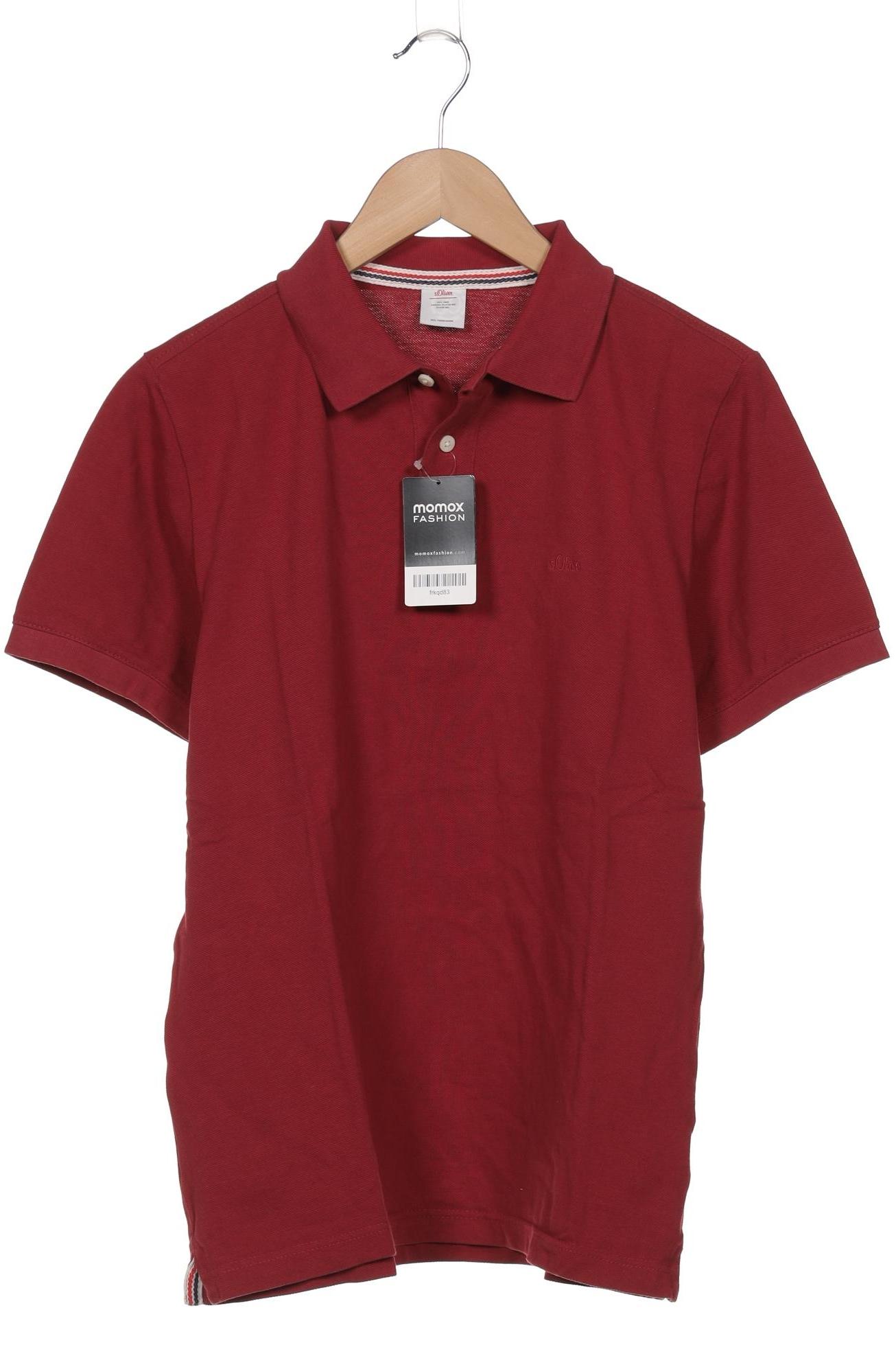 

s.Oliver Herren Poloshirt, bordeaux, Gr. 48
