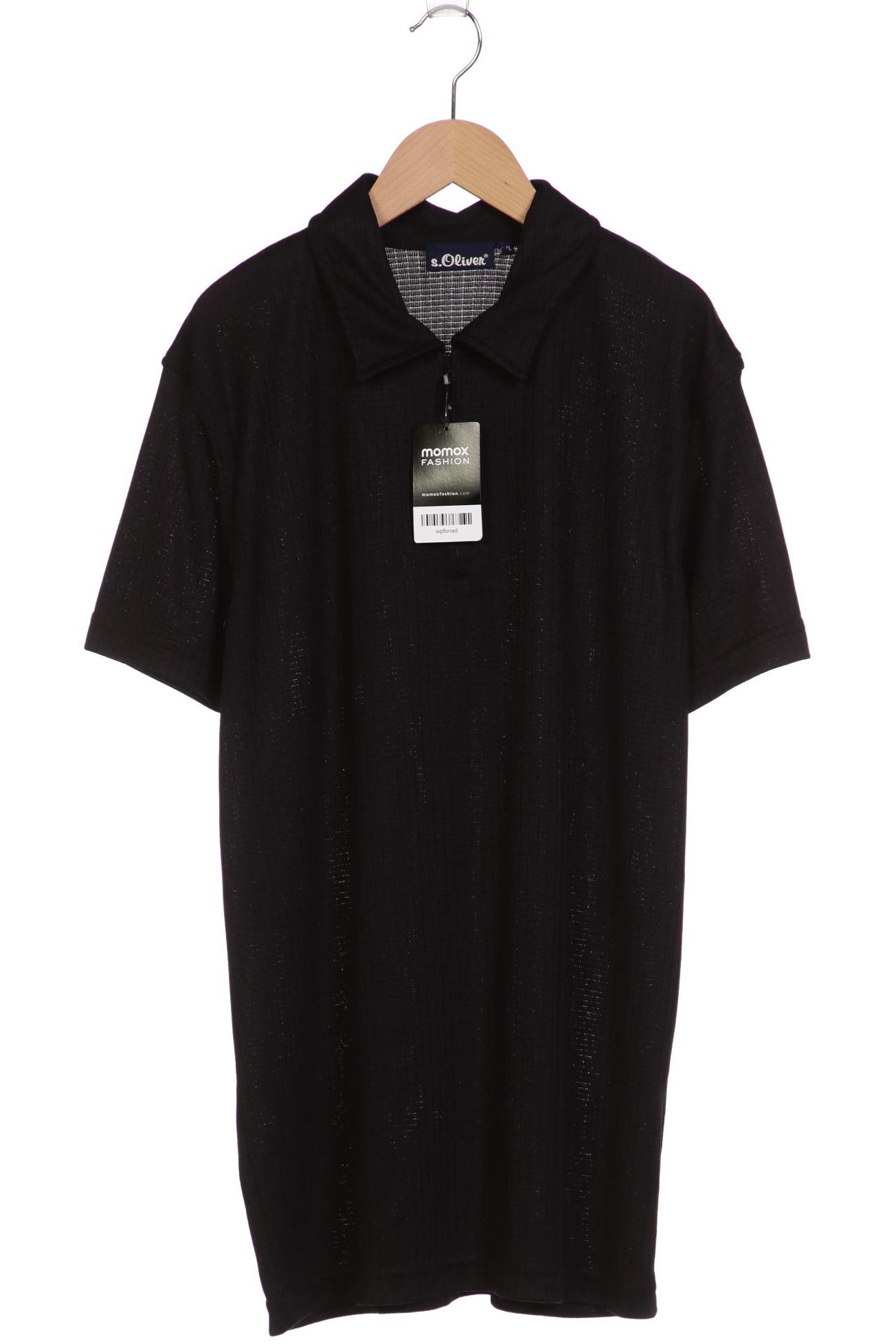 

s.Oliver Herren Poloshirt, schwarz, Gr. 56