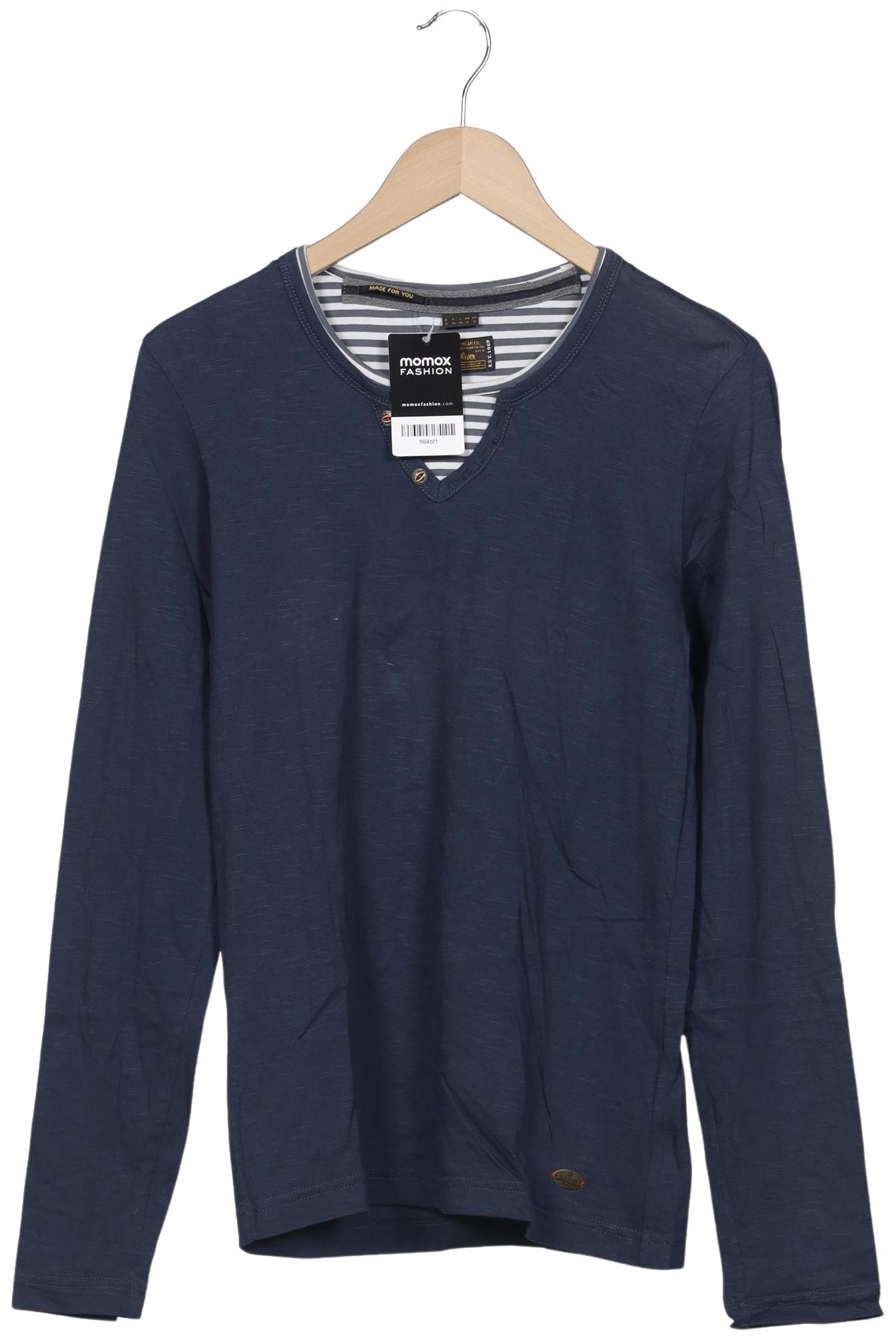 

s.Oliver Herren Langarmshirt, marineblau, Gr. 46