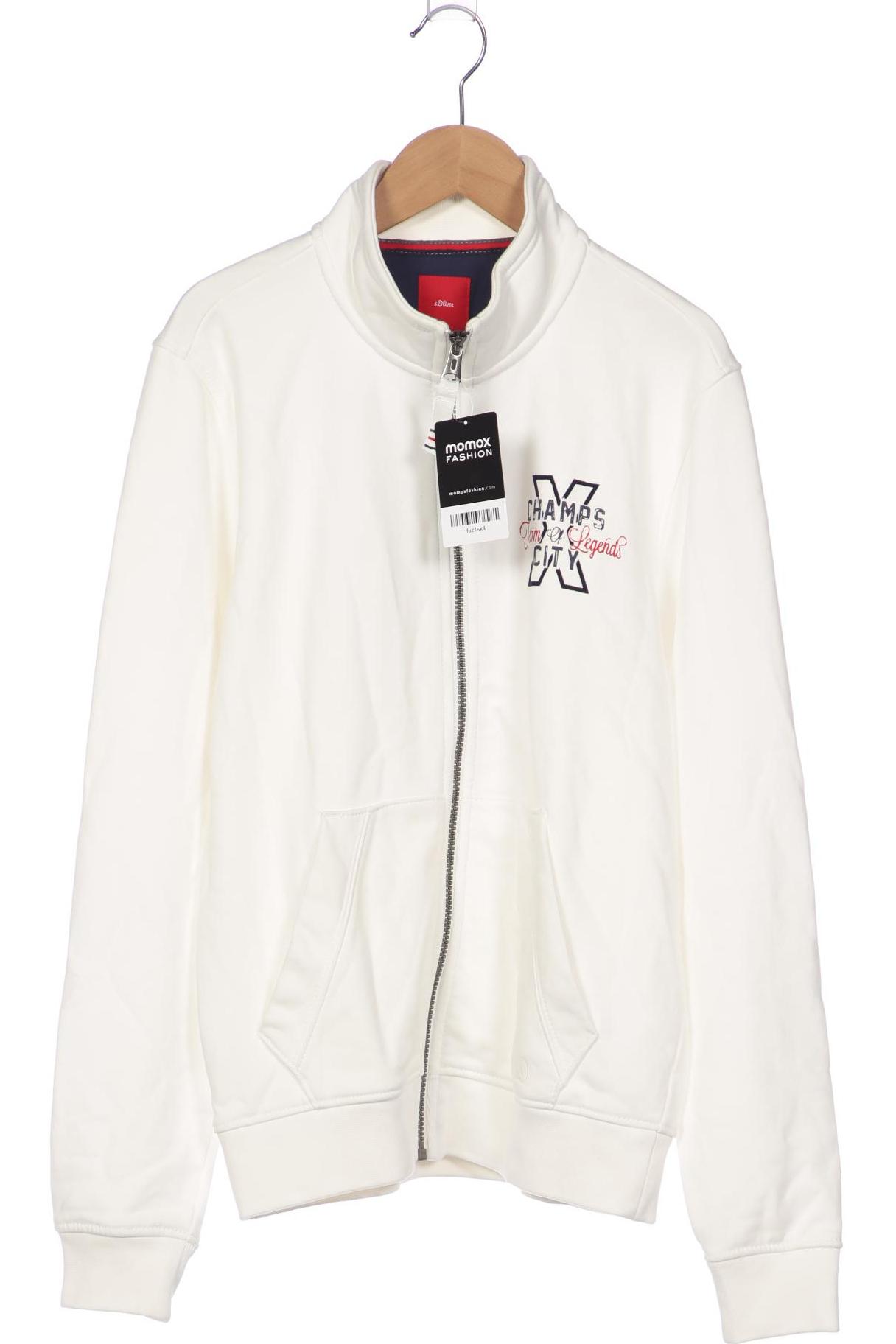 

s.Oliver Herren Sweatshirt, weiß, Gr. 48