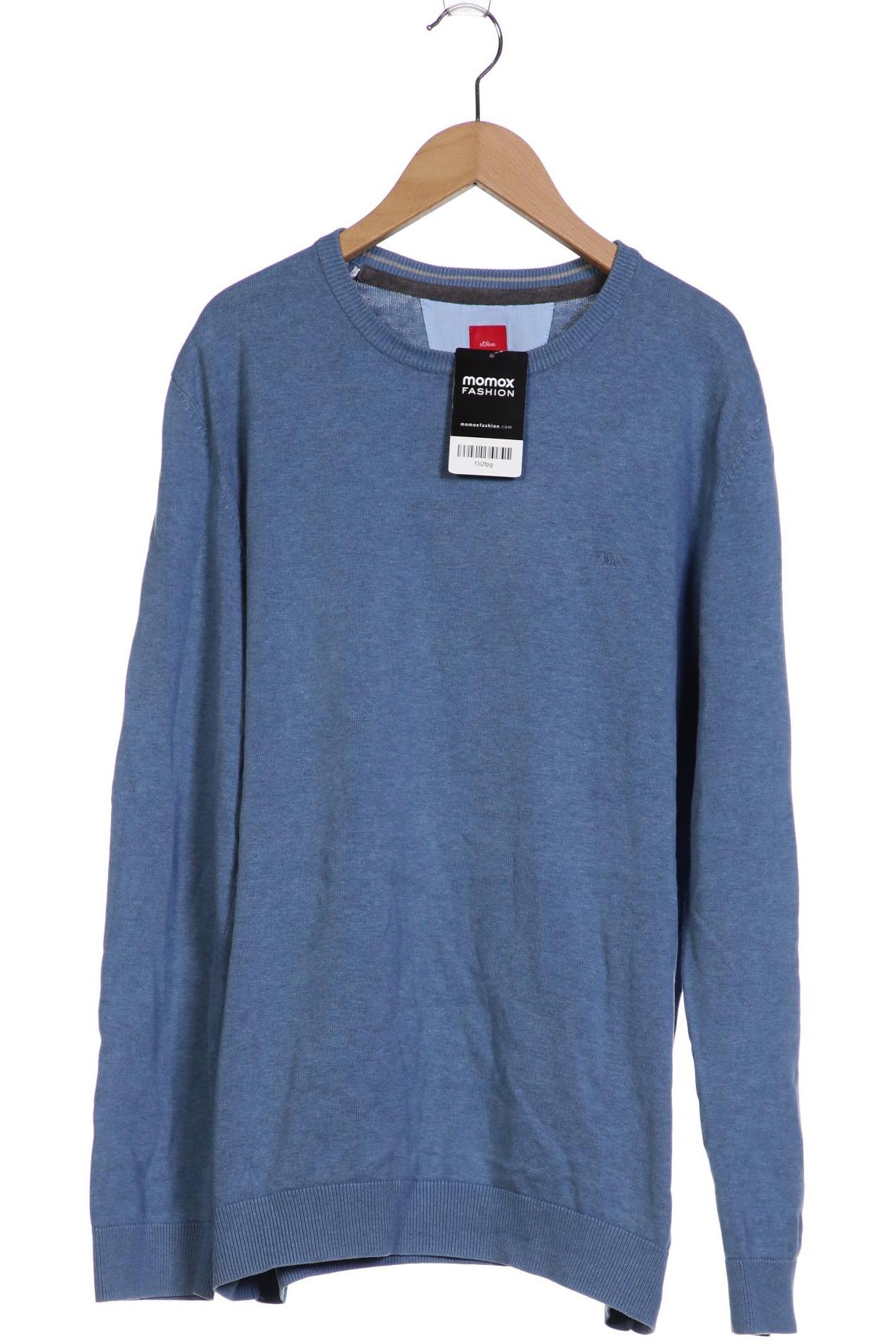 

s.Oliver Herren Pullover, blau, Gr. 52