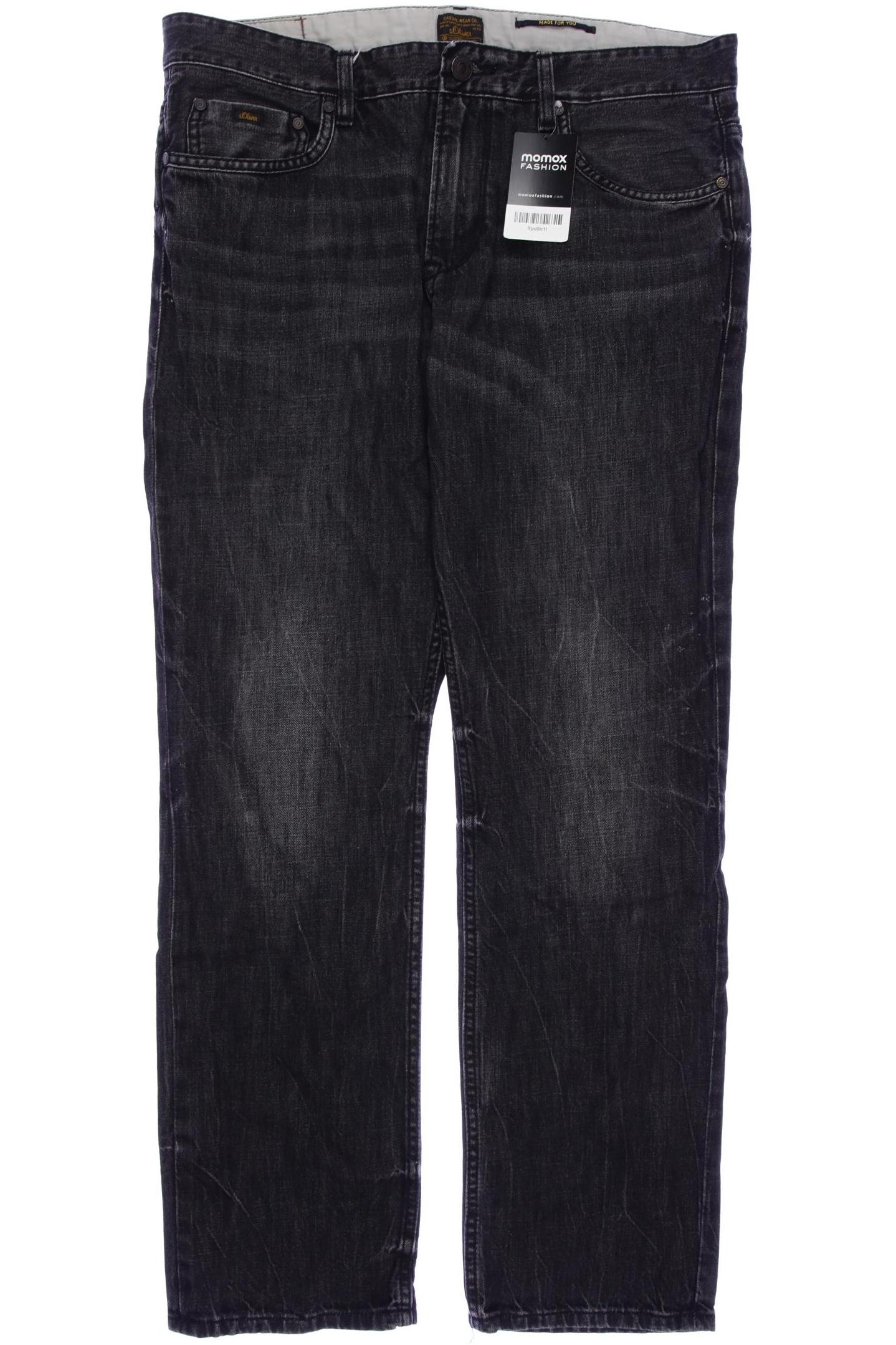 

s.Oliver Herren Jeans, schwarz, Gr. 34