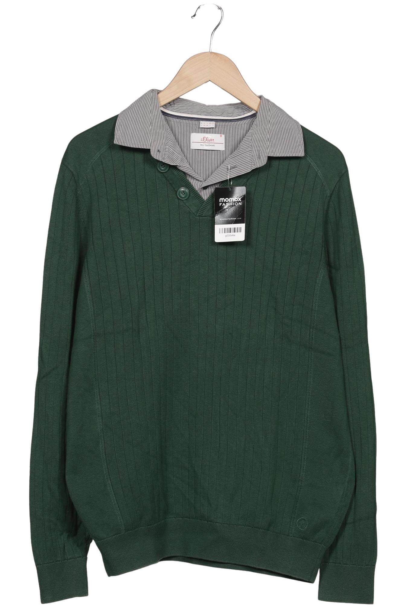 Thumbnail - s.Oliver Herren Pullover, grün, Gr. 52
