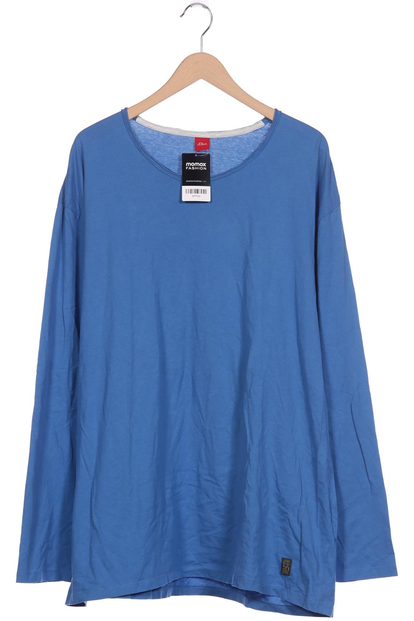 

s.Oliver Herren Langarmshirt, blau, Gr. 60