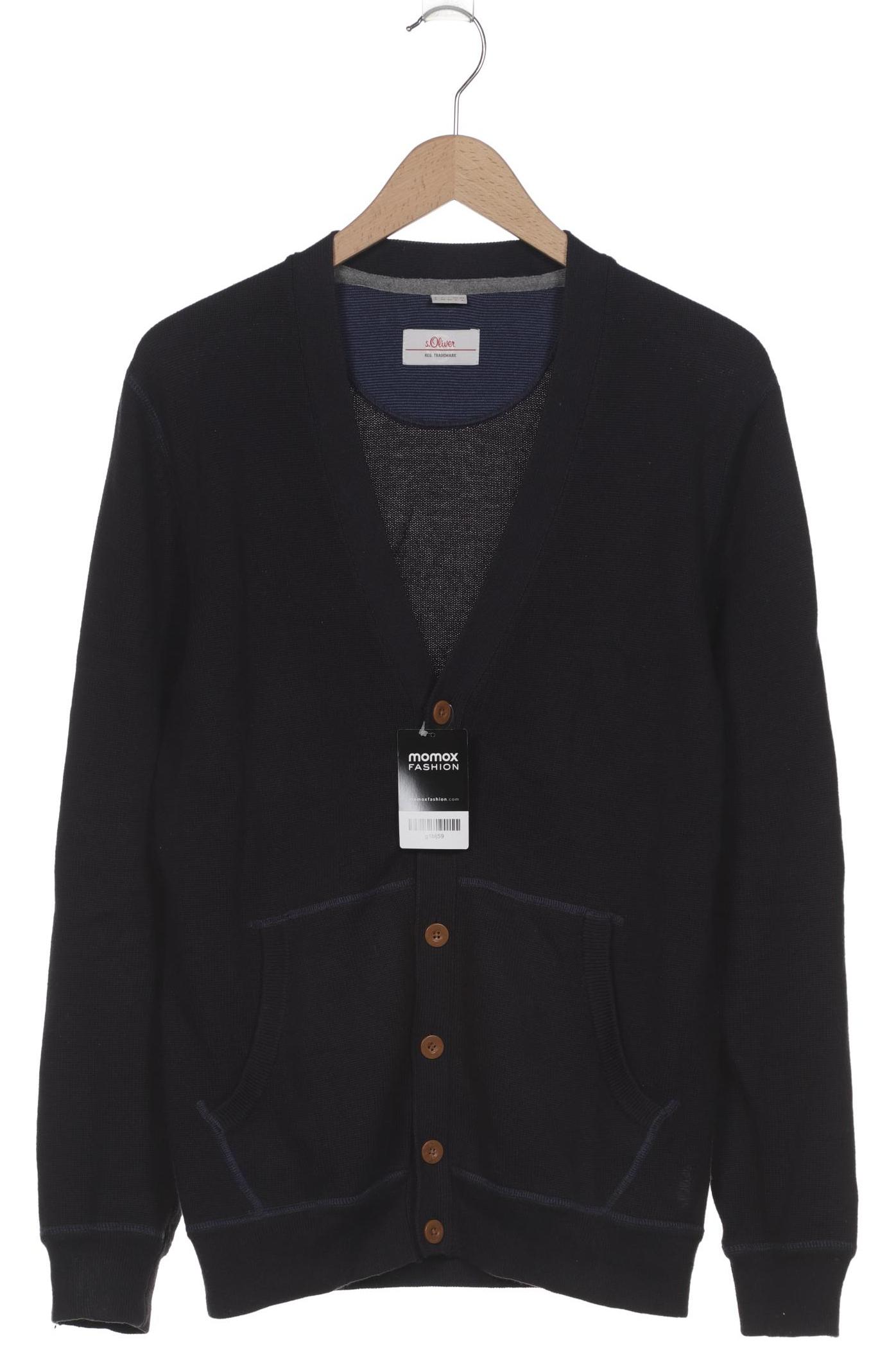 

s.Oliver Herren Strickjacke, marineblau, Gr. 52