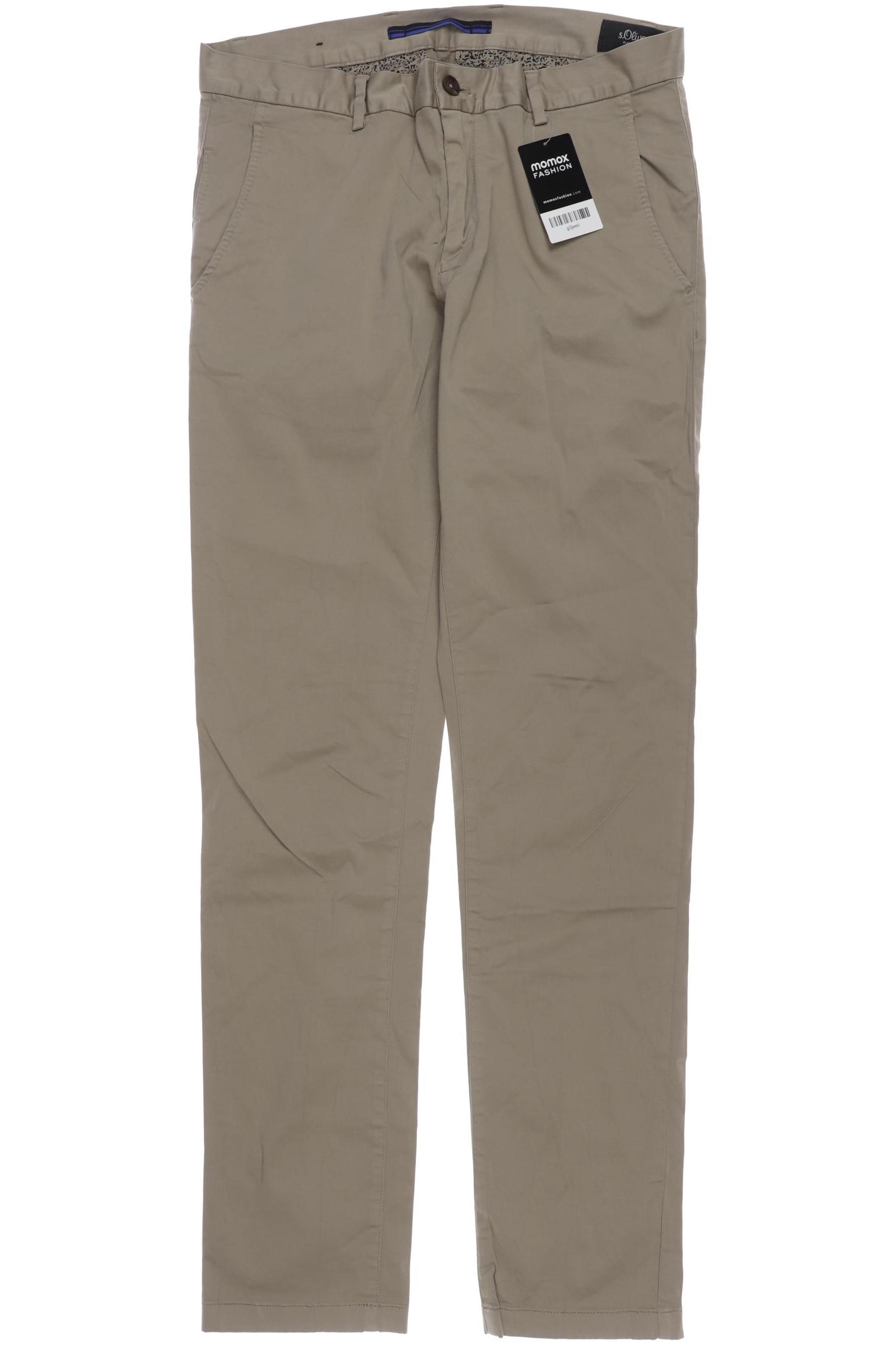 

s.Oliver Herren Stoffhose, beige, Gr. 32