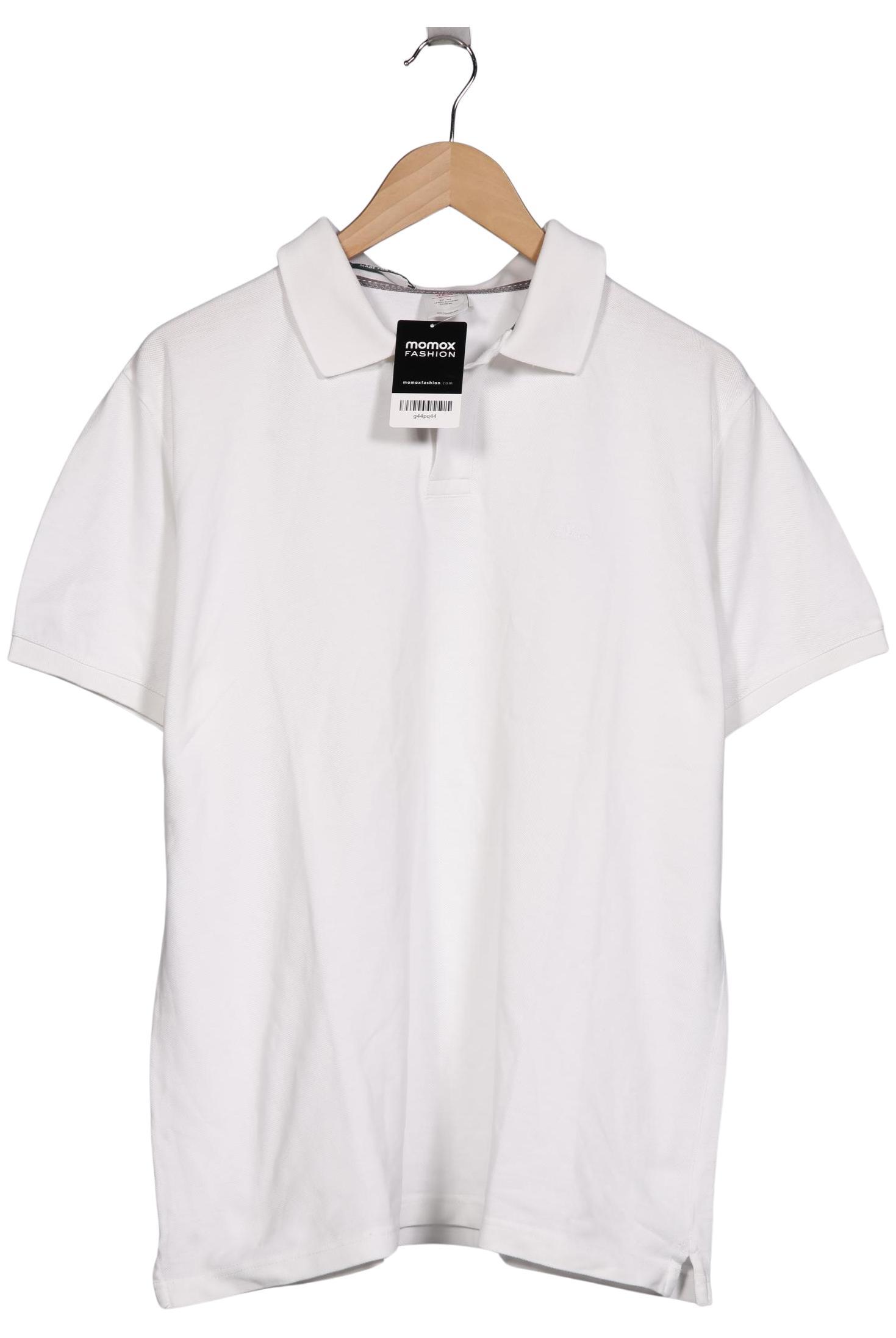 

s.Oliver Herren Poloshirt, weiß, Gr. 54